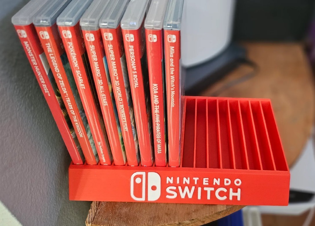 Nintendo Switch / Nintendo Switch 2 Game Case Holder – Fits Up To 16 Games