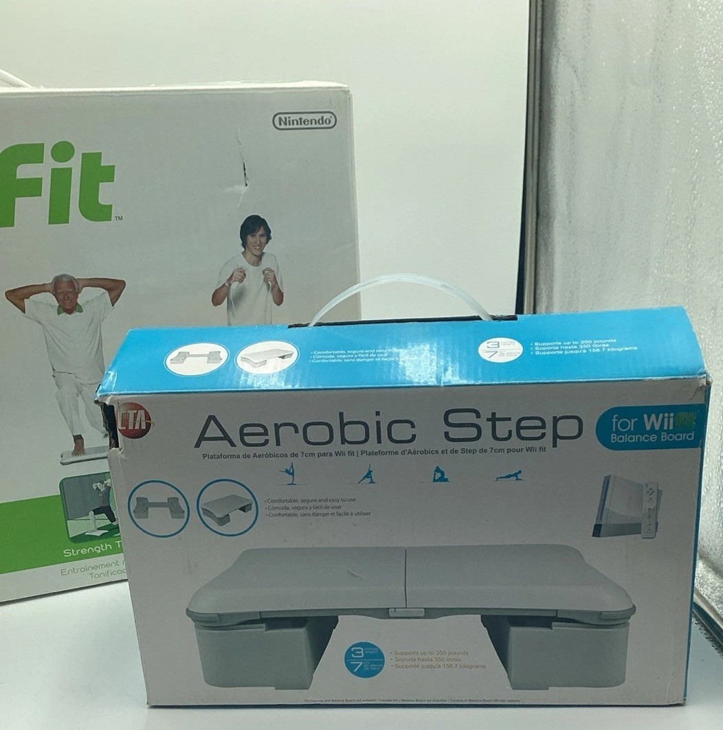 Wii Balance Board, Aerobic Step, Wii Fit Game, Wii Fit Plus Game