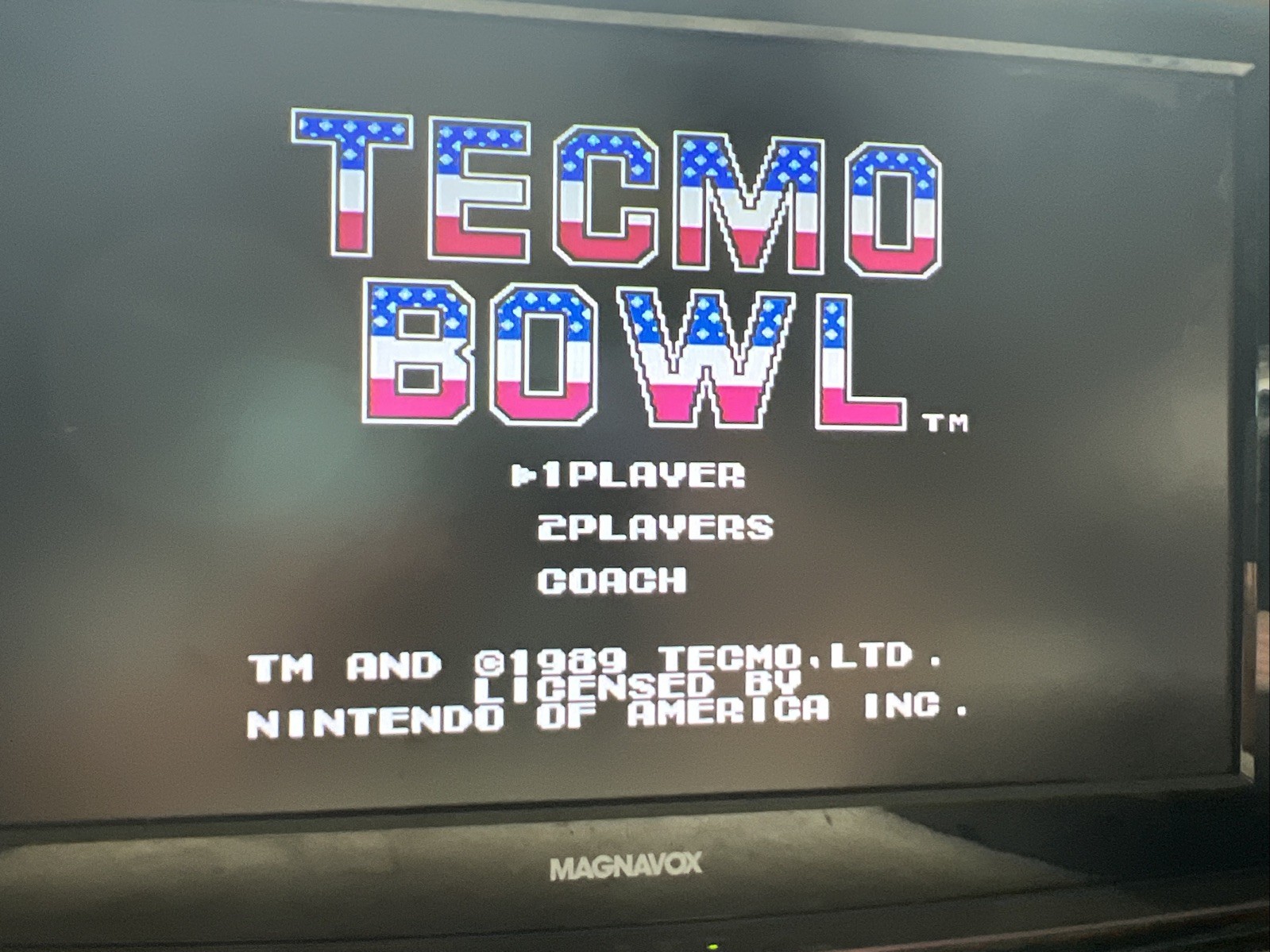 Nintendo NES Temco Bowl 1988 Instructions Booklet Tested Works NFL 8 Bit