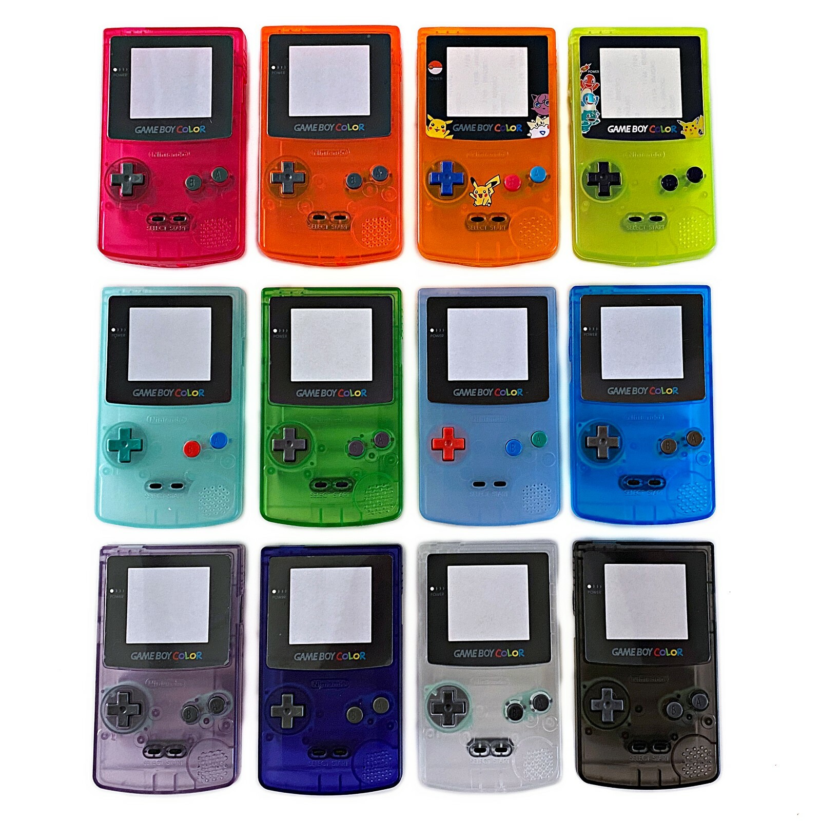 GameBoy Color Replacement Shell Housing IPS Ready Q5 2.0 V2 V3 Trim Game Boy GBC