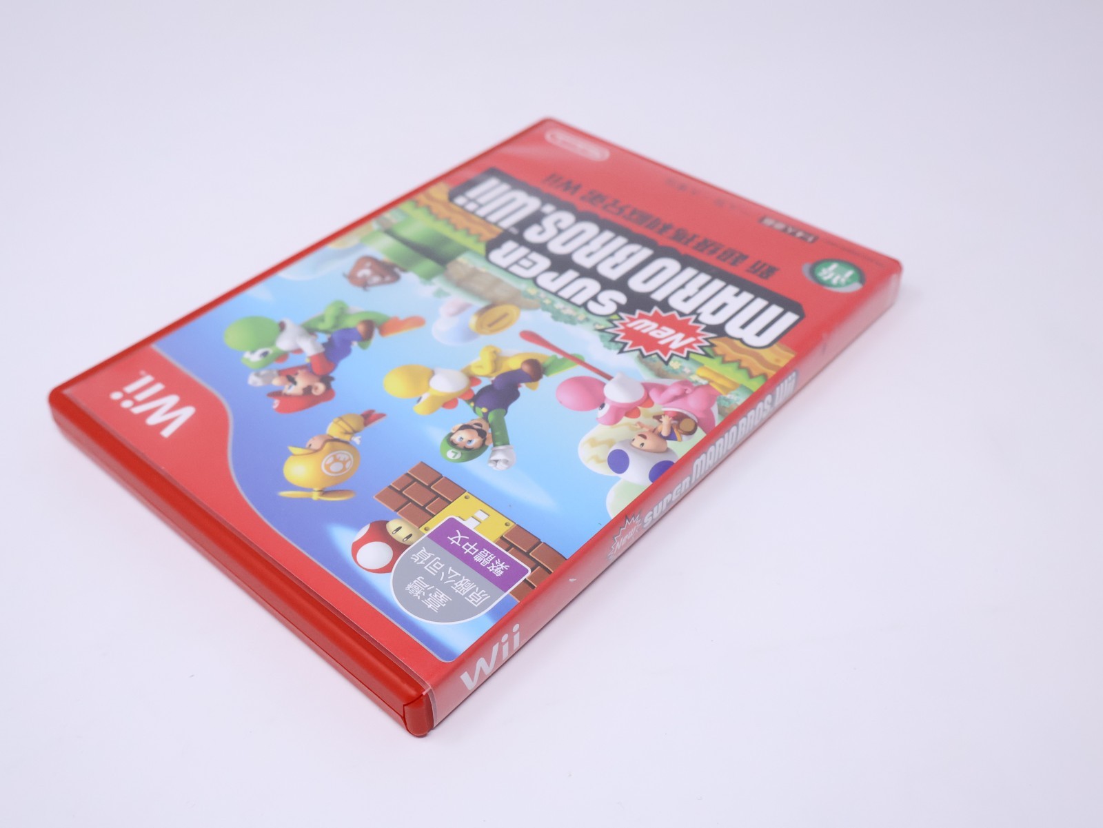 New Super Mario Bros Wii Chinese Taiwan Chinese CIB Box & Manuals US Ship