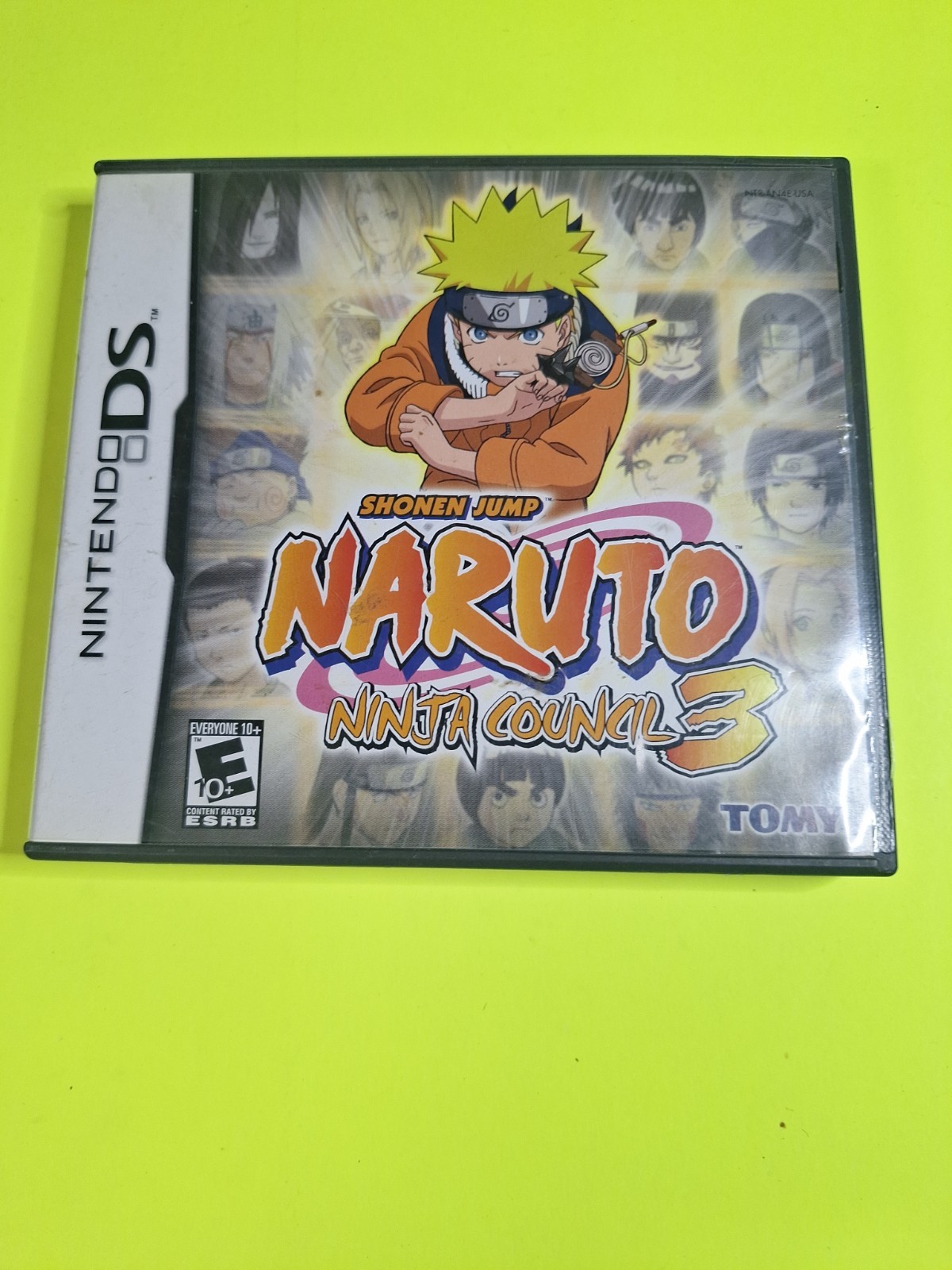 Naruto: Ninja Council 3 DS CASE ONLY, NO MANUAL AND NO GAME