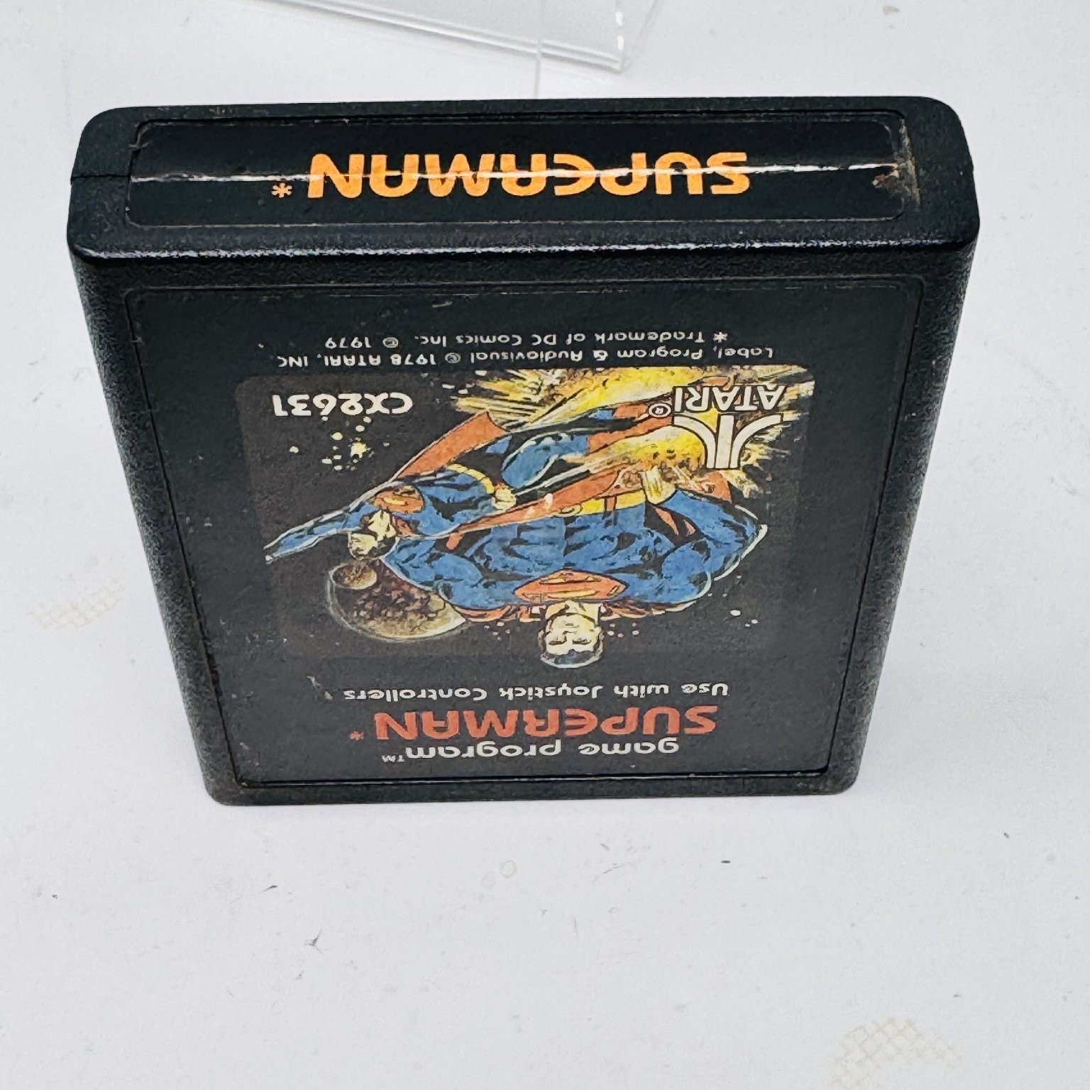 Superman Atari 2600 Video Game Classic Retro DC Comics Vintage