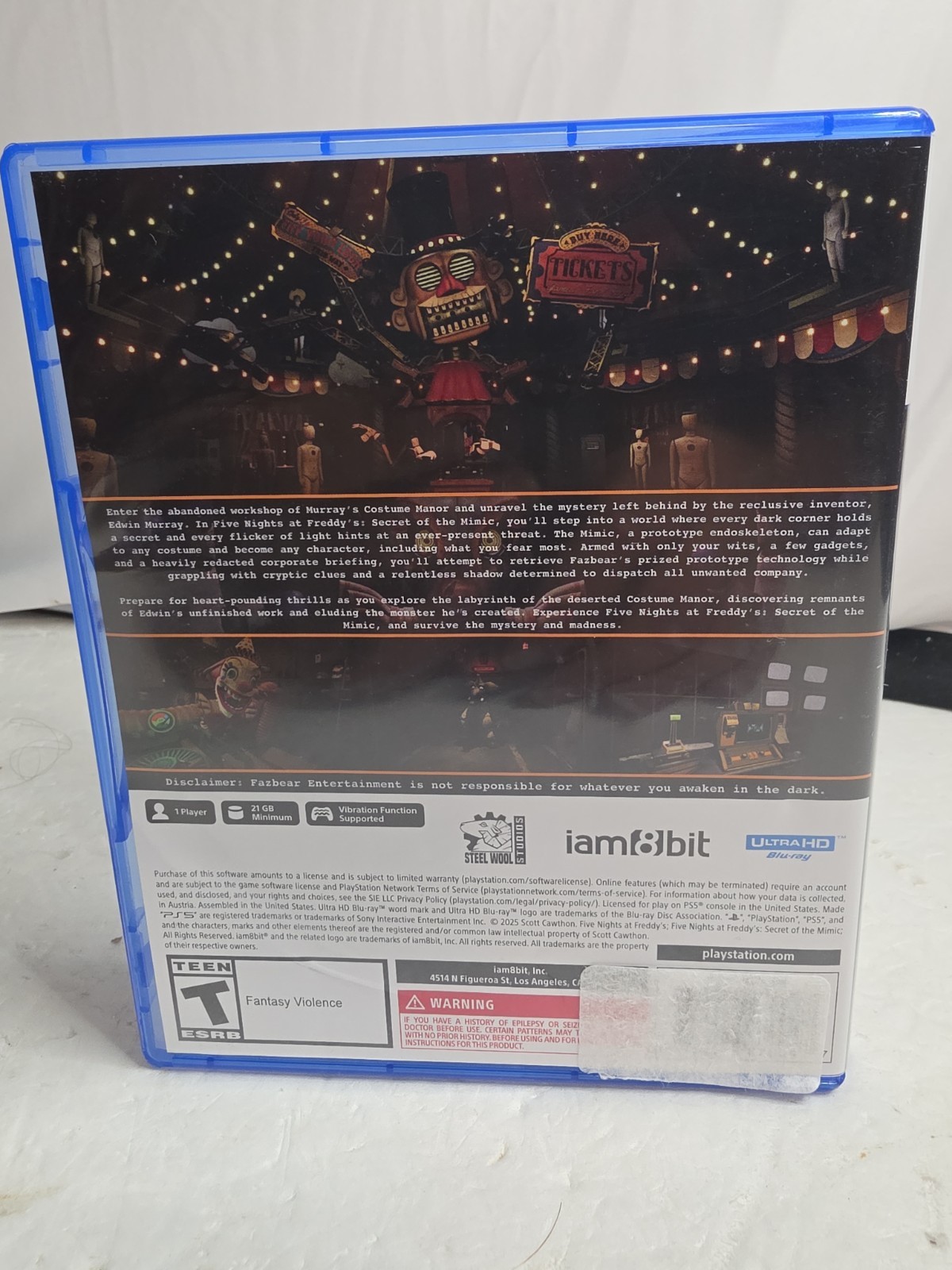Five Nights at Freddy’s: Secret of the Mimic – Sony PlayStation 5