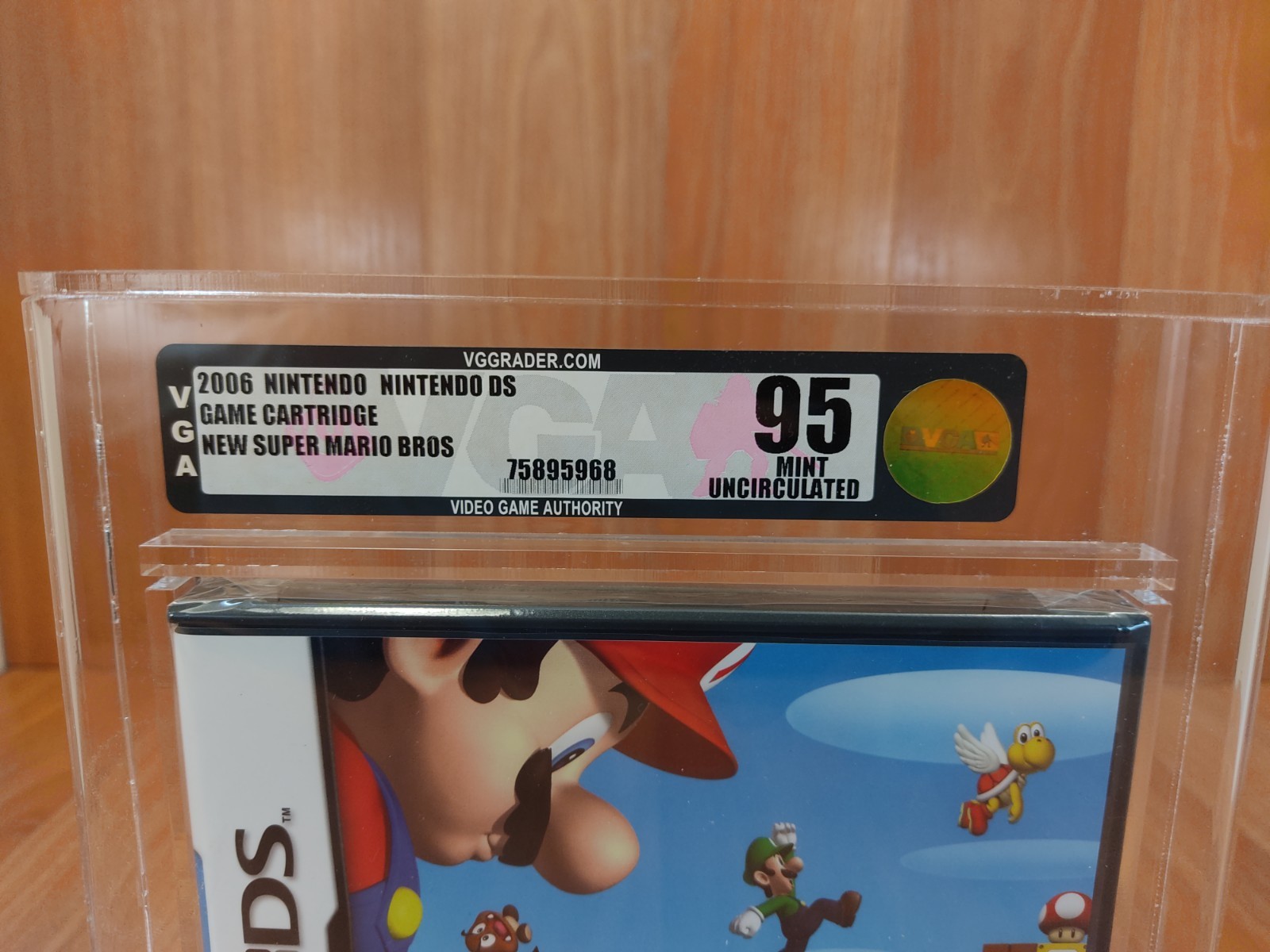 Factory Sealed Gem MINTY New VGA 95 Super Mario Bros. nintendo DS