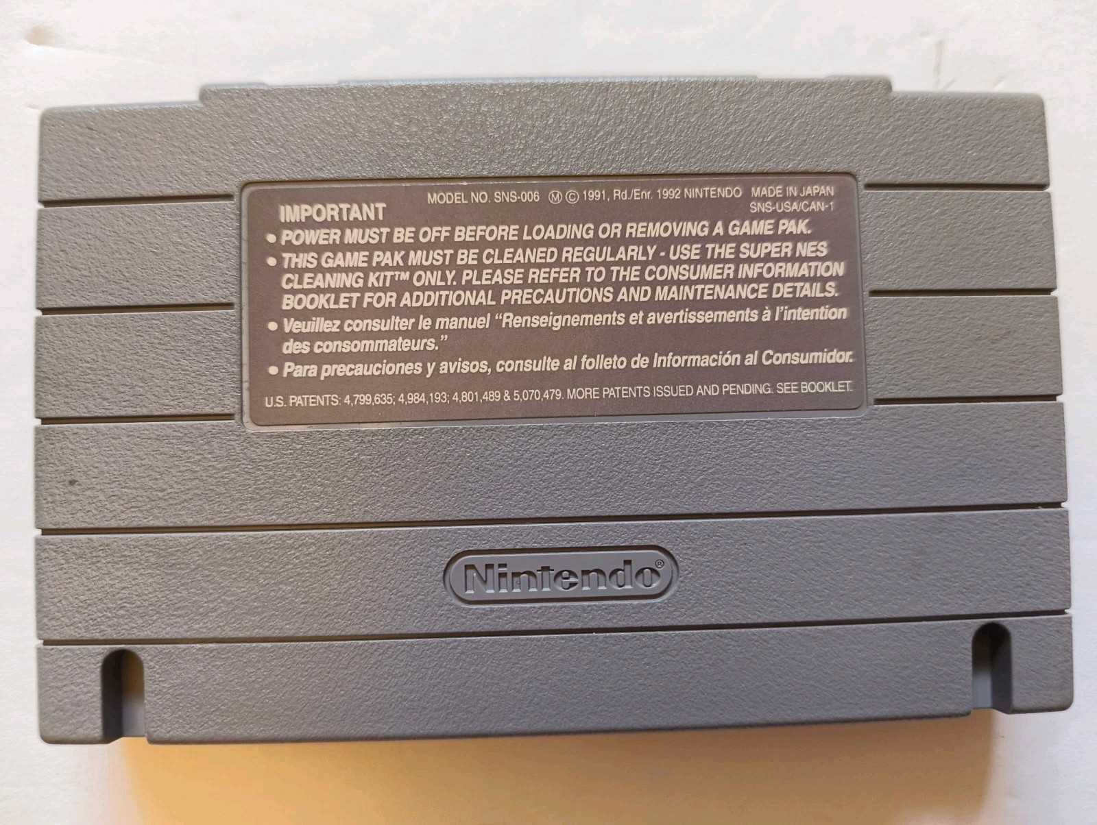 Super Nova Super Nintendo SNES Taito Shmup Cartridge – Tested & Working