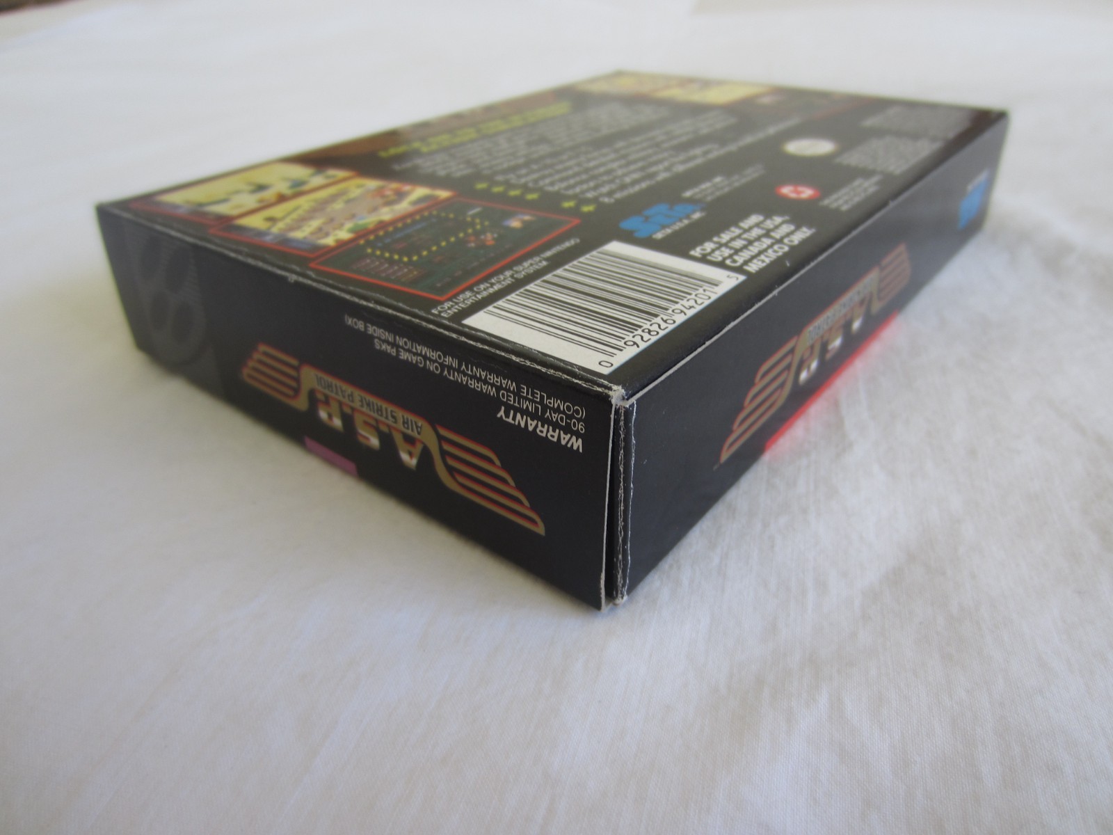 A.S.P. Air Strike Patrol (SNES) Super Nintendo CIB Complete Box 1995 SETA RARE