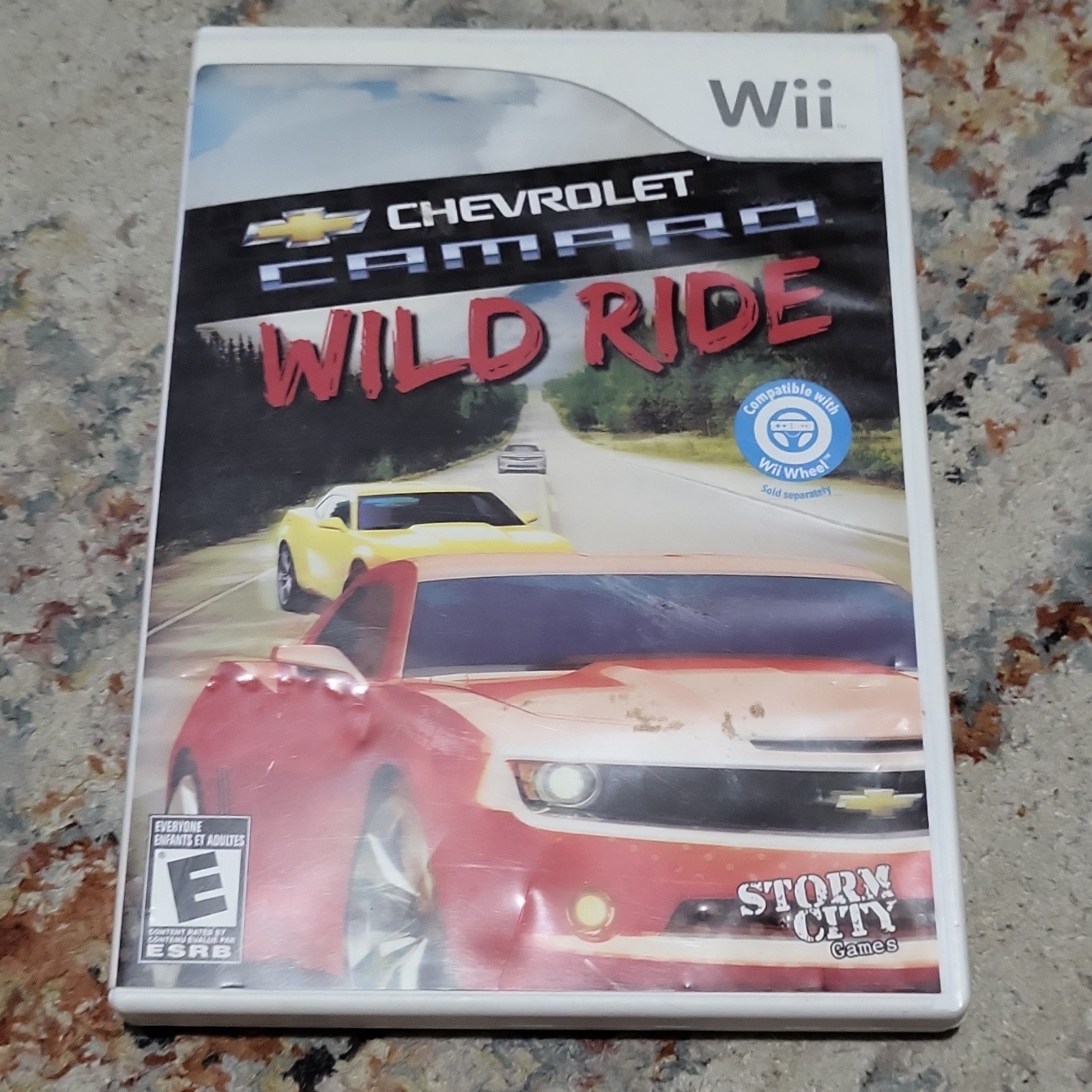Storm City Games Chevrolet Camaro Wild Ride Nintendo Wii Manual Racing 2010
