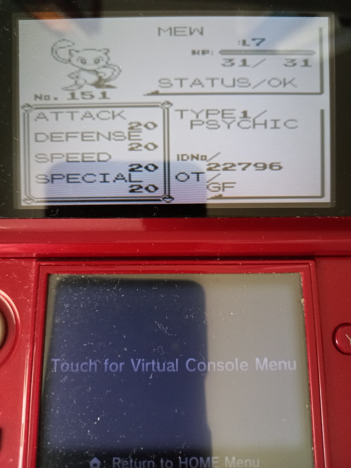 Pokémon HOME Gen 1-2 VC Shiny Living Dex Complete Pokedex 1-251 Virtual Console