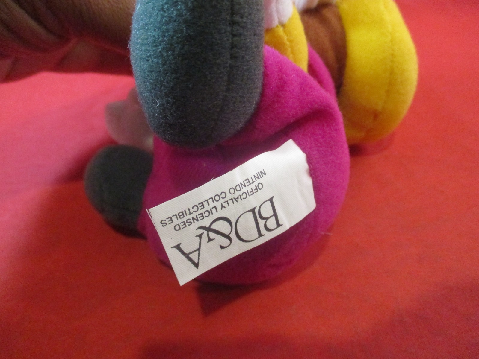 Wario Nintendo 64 N64 Plush Stuffed Animal Beanbag Figure BD&A w/Tags!
