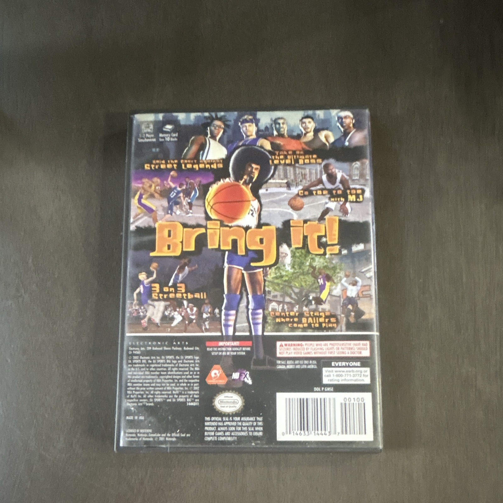 EA SPORTS BIG NBA Street Nintendo GameCube Complete w/ Manual Multiplayer E