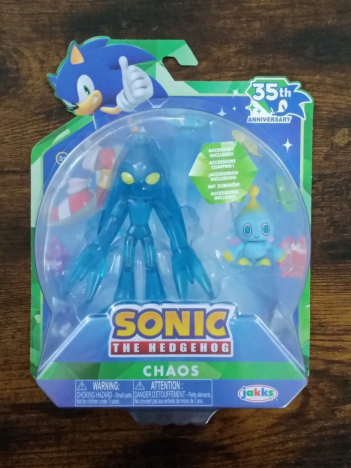 4″ CHAOS TAILS KNUCKLES METAL SONIC the Hedgehog 35th Anniversary Jakks SEGA Lot
