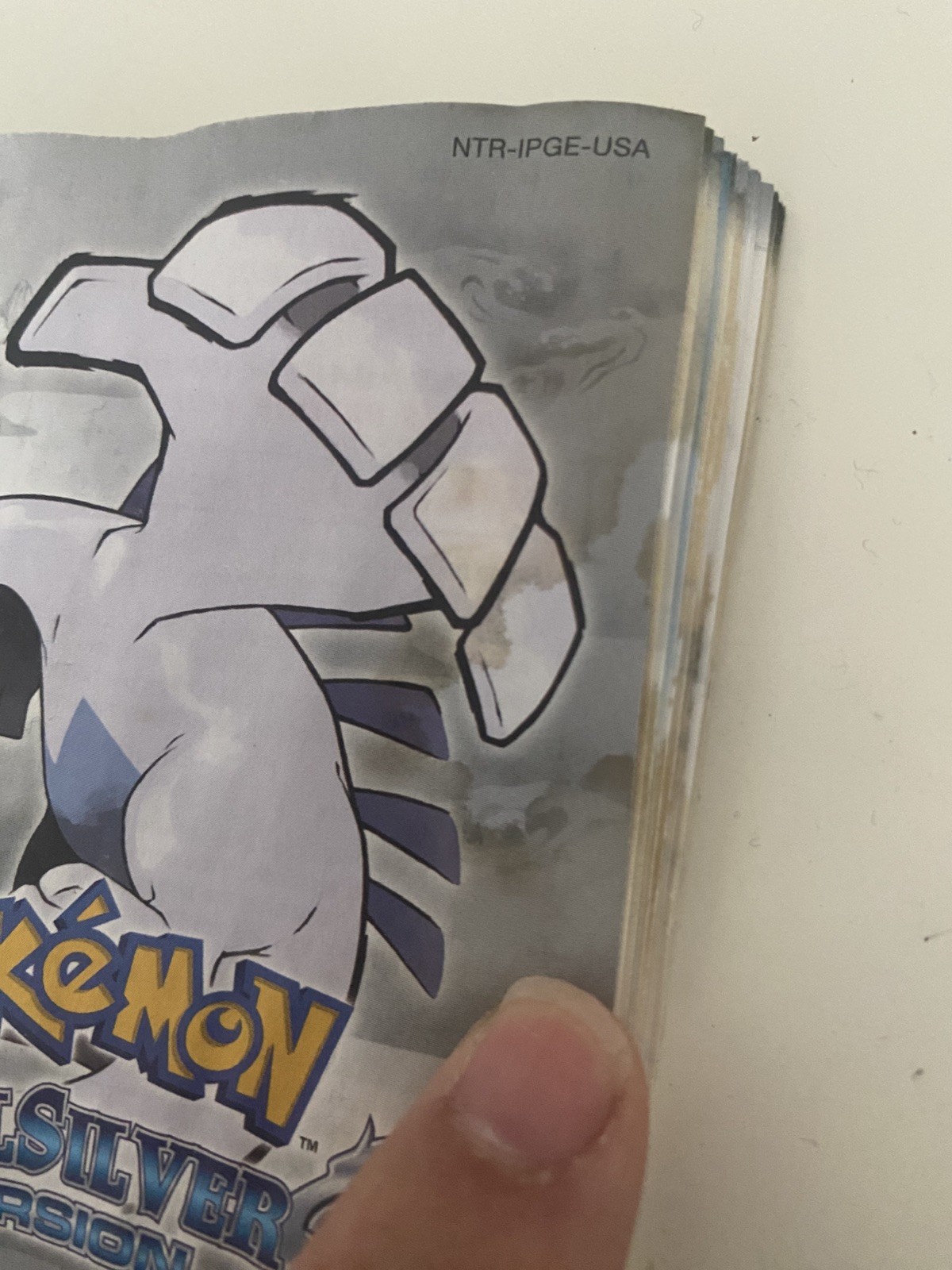 Pokemon SoulSilver Authentic USA Nintendo DS Manual (Game Not Included)