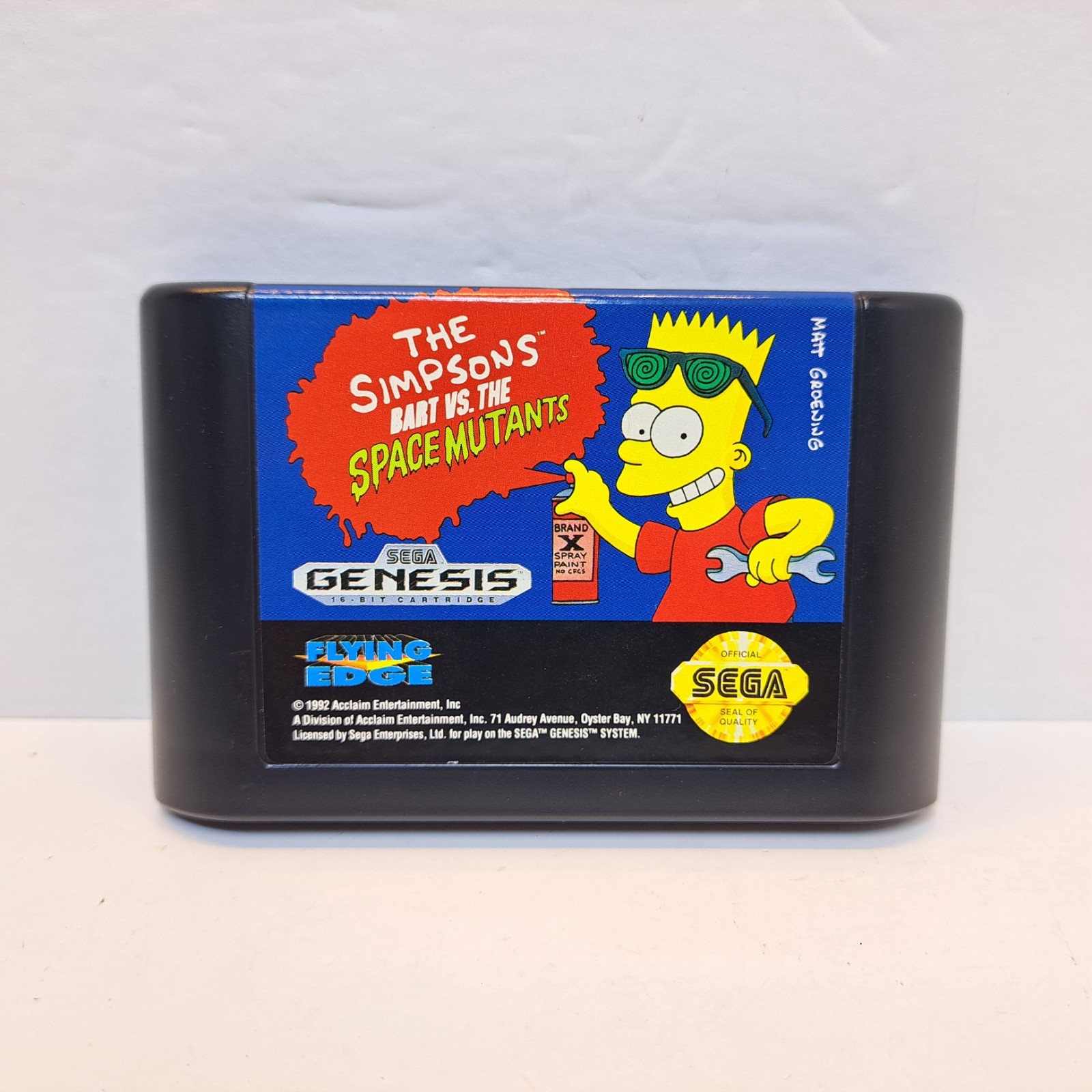 The Simpsons Bart vs The Space Mutants (SEGA Genesis) Cib TESTED Works