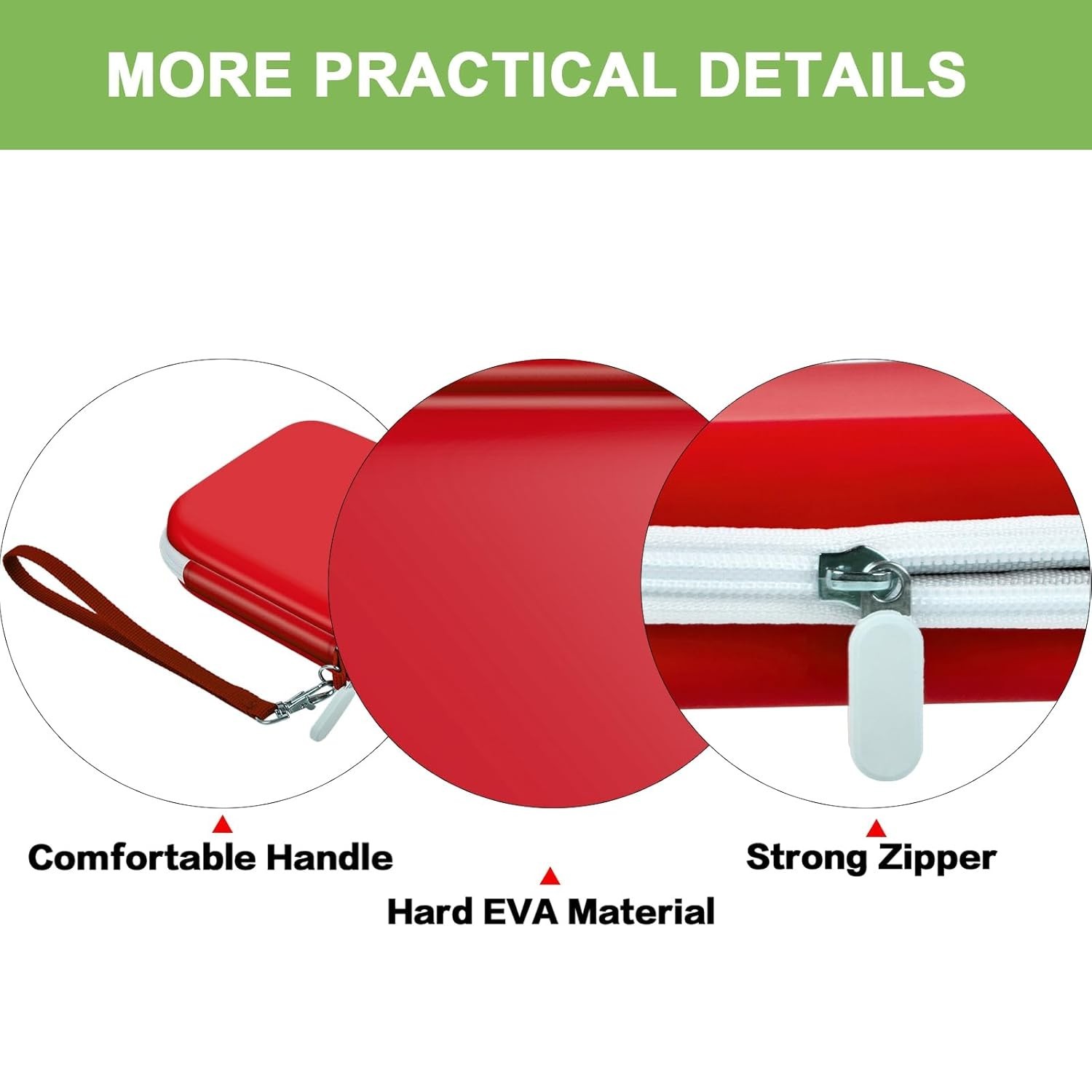 Durable EVA Case for Retro Handheld Consoles – Organizer with 2 Compartments