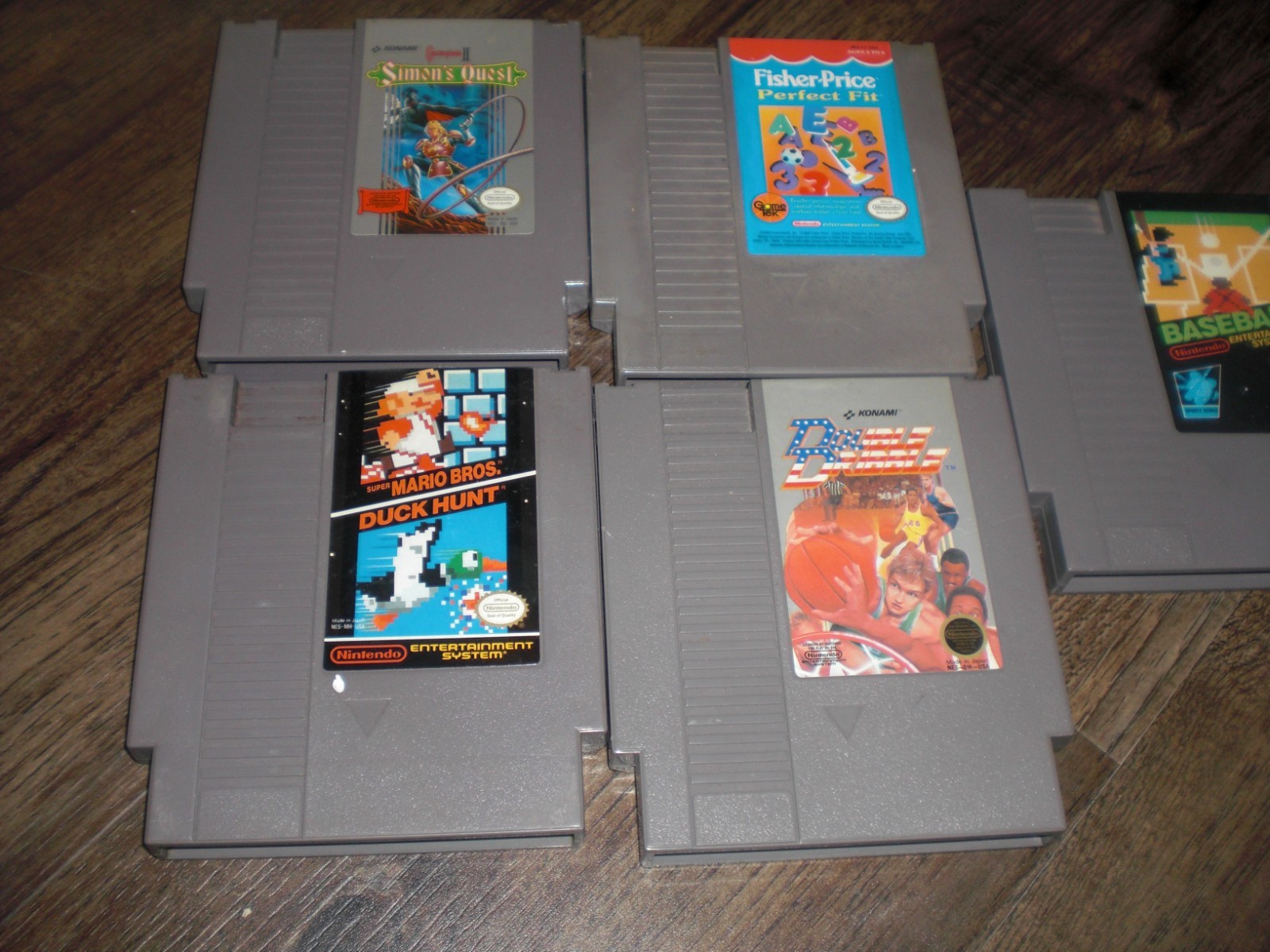 NES Nintendo Castlevania 2 Simon’s Quest Mario Bros Duck Hunt Double Dribble Bas