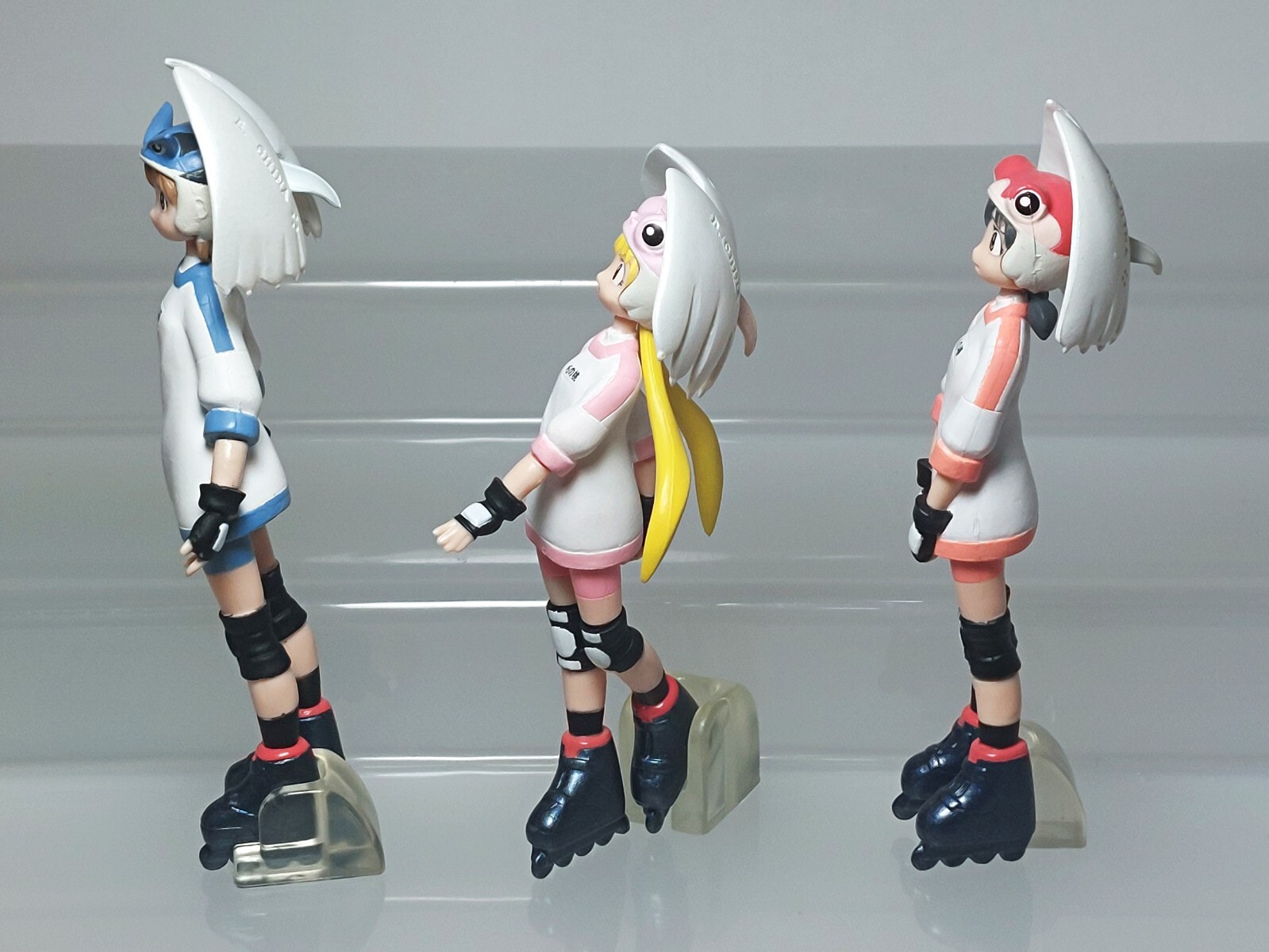 HGIF Alien Nine 9 Kasumi Kumi Yuri Figure Set Gashapon Bandai 2002 G09 4.2-4.6in