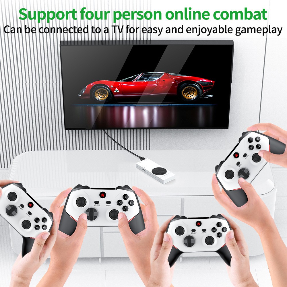 M88 Home Game Console Wireless Dual Controllers 128GB for 3d Games Hd 4K