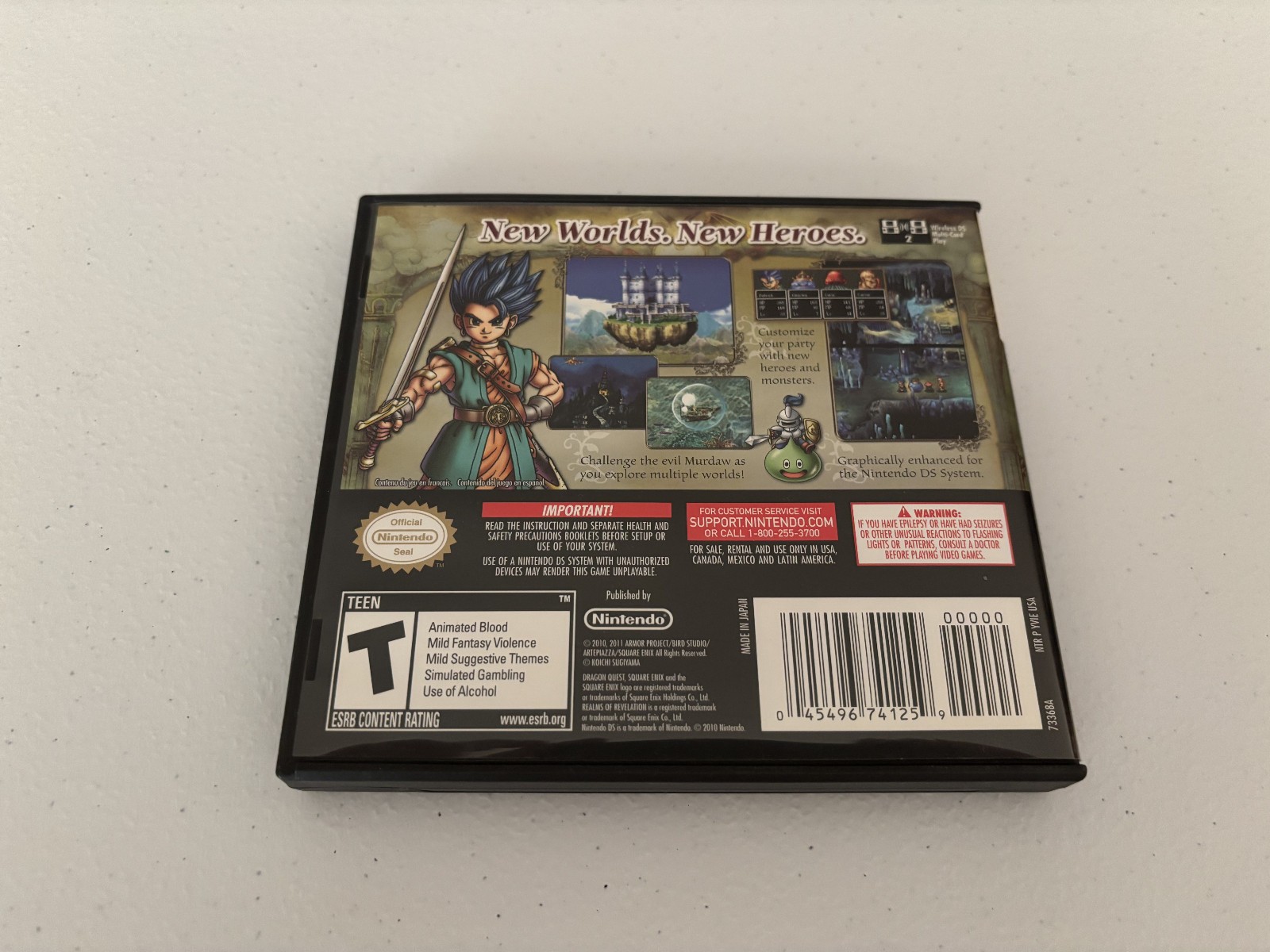 Dragon Quest VI Realms of Revelation Nintendo DS Complete CIB