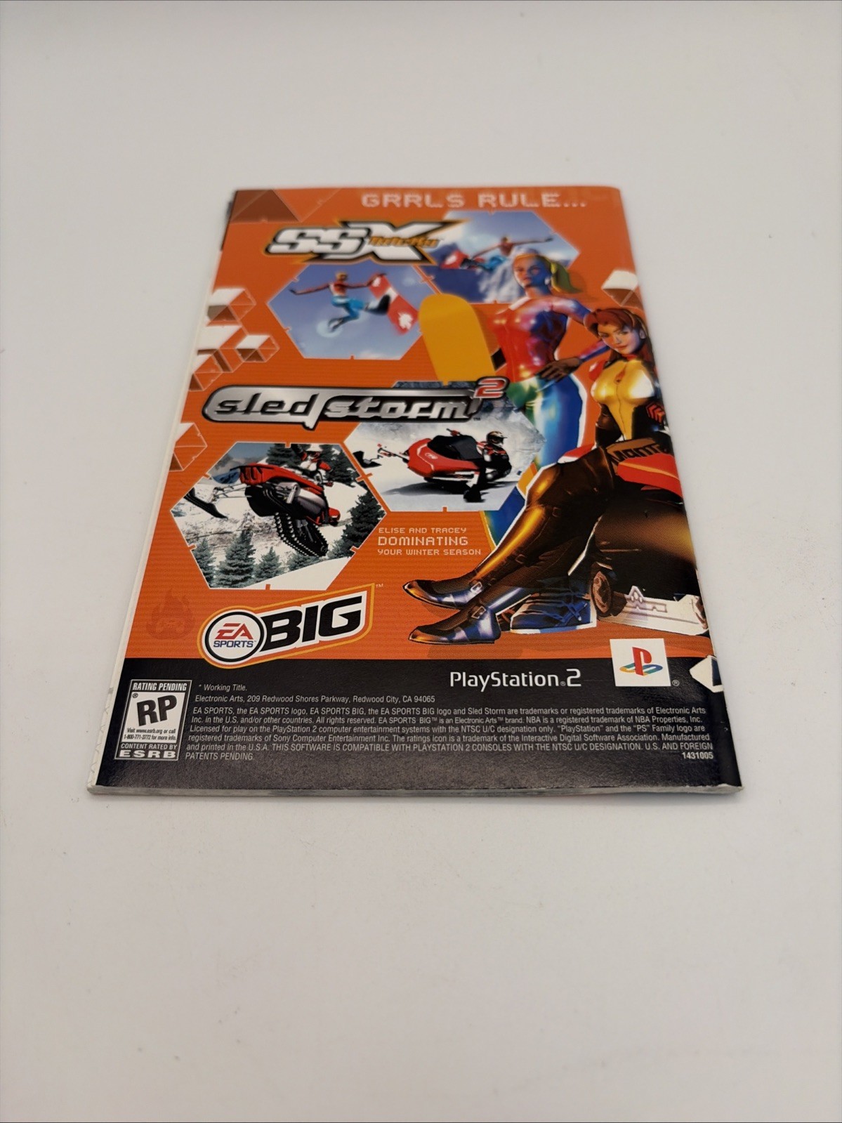 EA Sports BIG NBA Street Sony PlayStation 2 PS2 NTSC-U/C E 2001 w/ Manual CIB