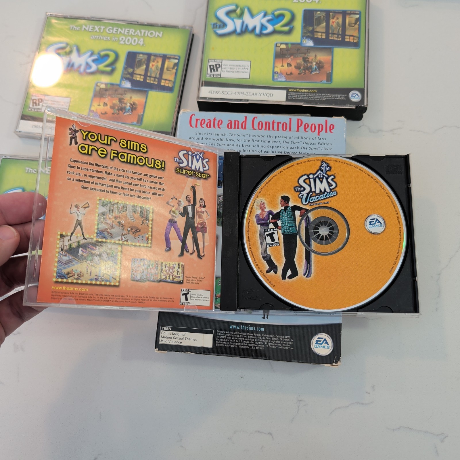 The Sims: Deluxe Edition (PC, 2002) + Expansions