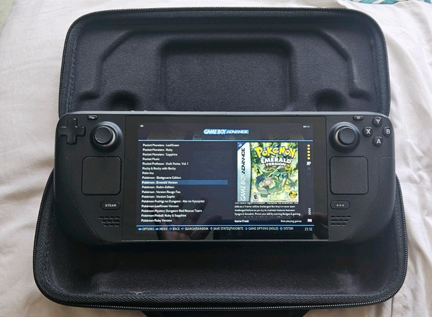 Valve Steam Deck 256GB Handheld System USB-C Black w/ Carrying Case