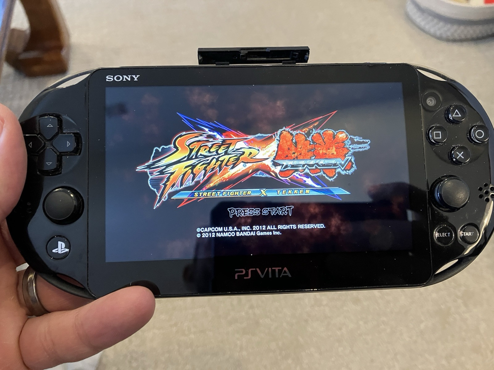 Street Fighter X Tekken (Sony PlayStation PS Vita) Case and Game Tested