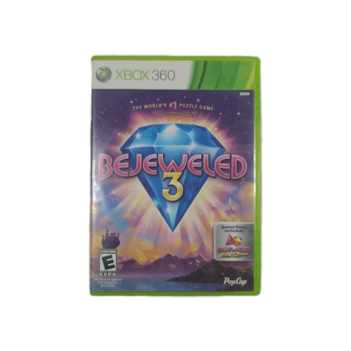 Bejeweled 3 ( Xbox 360, 2011) Complete w/ Manual CIB, TESTED!