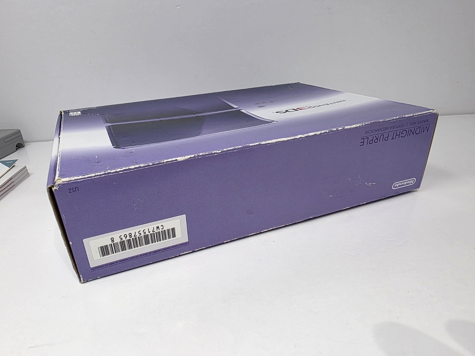 Nintendo 3DS Handheld Console Midnight Purple (Complete in Box Cib) * NTSC-USA