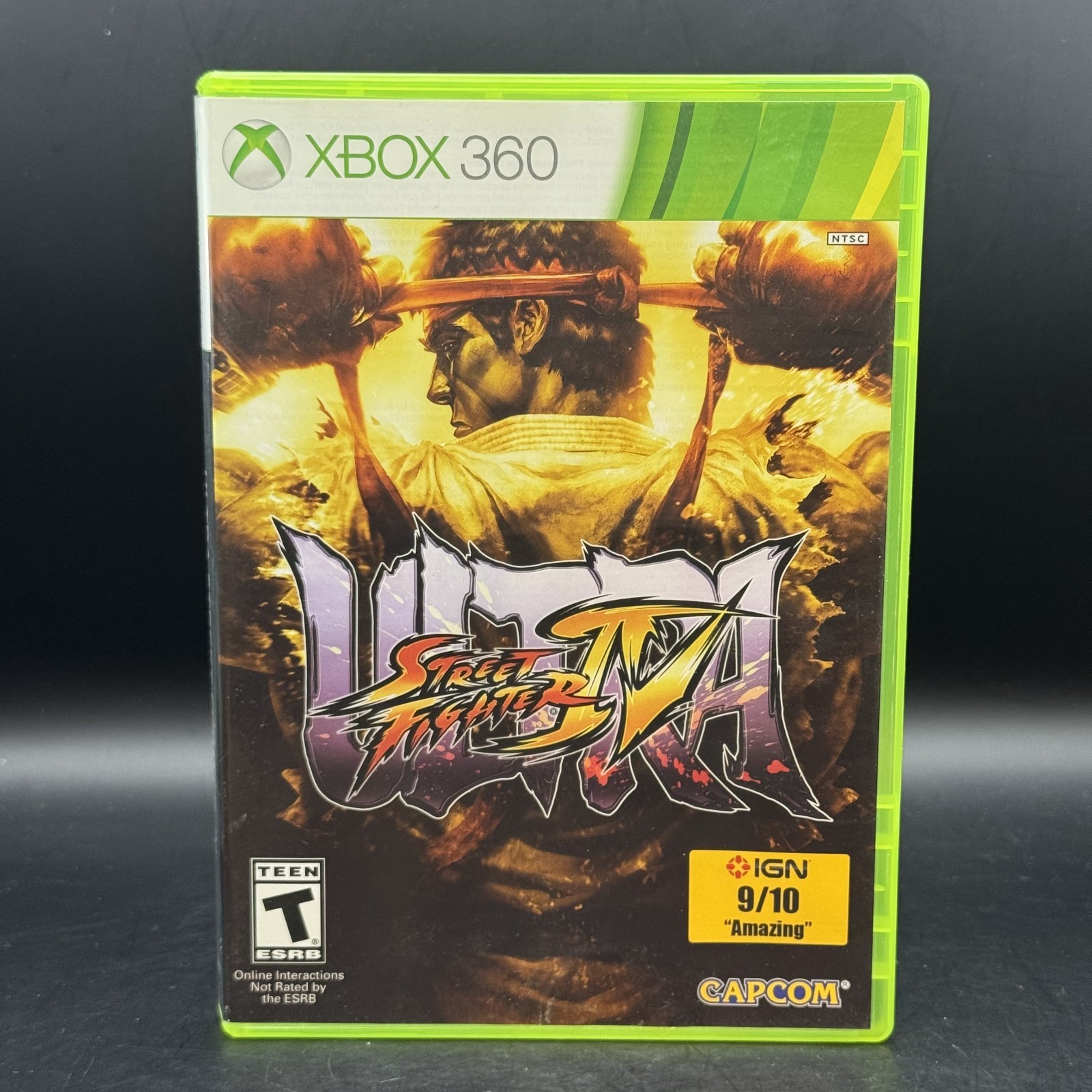 Ultra Street Fighter IV (Microsoft Xbox 360, 2014) COMPLETE IN BOX (CIB)