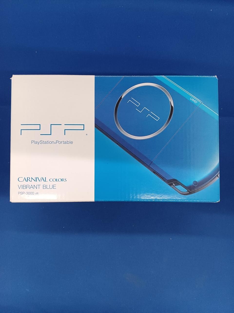 Sony PSP 3000 Vibrant Blue VB Box Manual Charger New Battery Japan Tested work