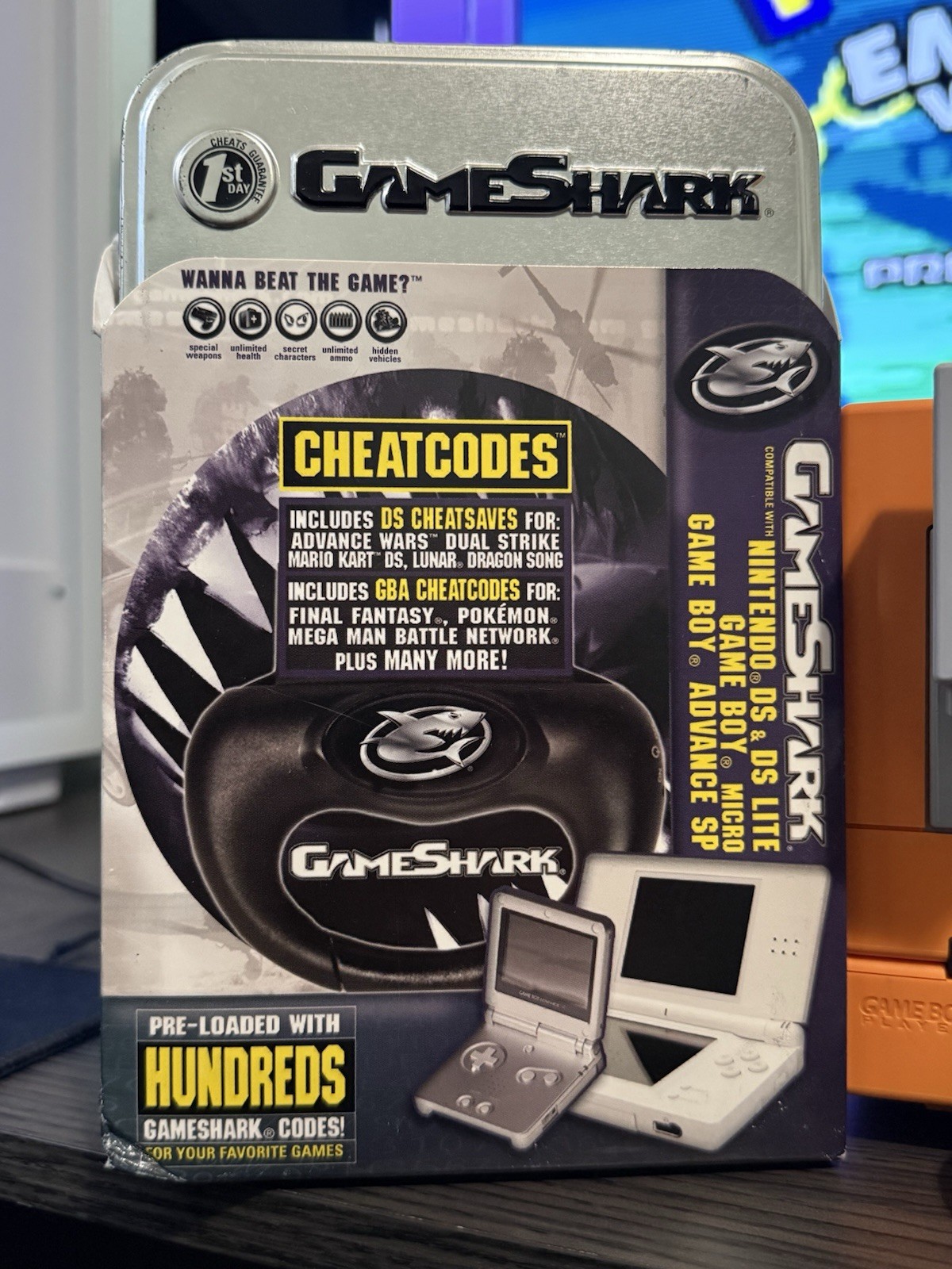 GameShark Karabiner/ActionReplay GameBoy Advanced + SHINY ENCOUNTERS + ISLANDS