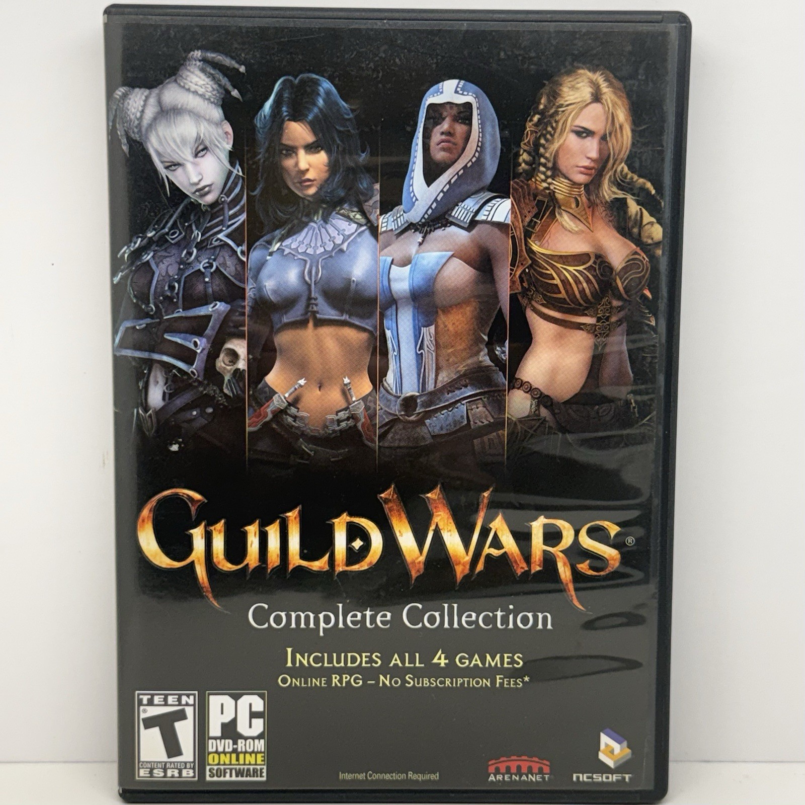 Guild Wars (PC DVD-ROM, 2010) Complete Collection Includes All 4 Games – NCSOFT
