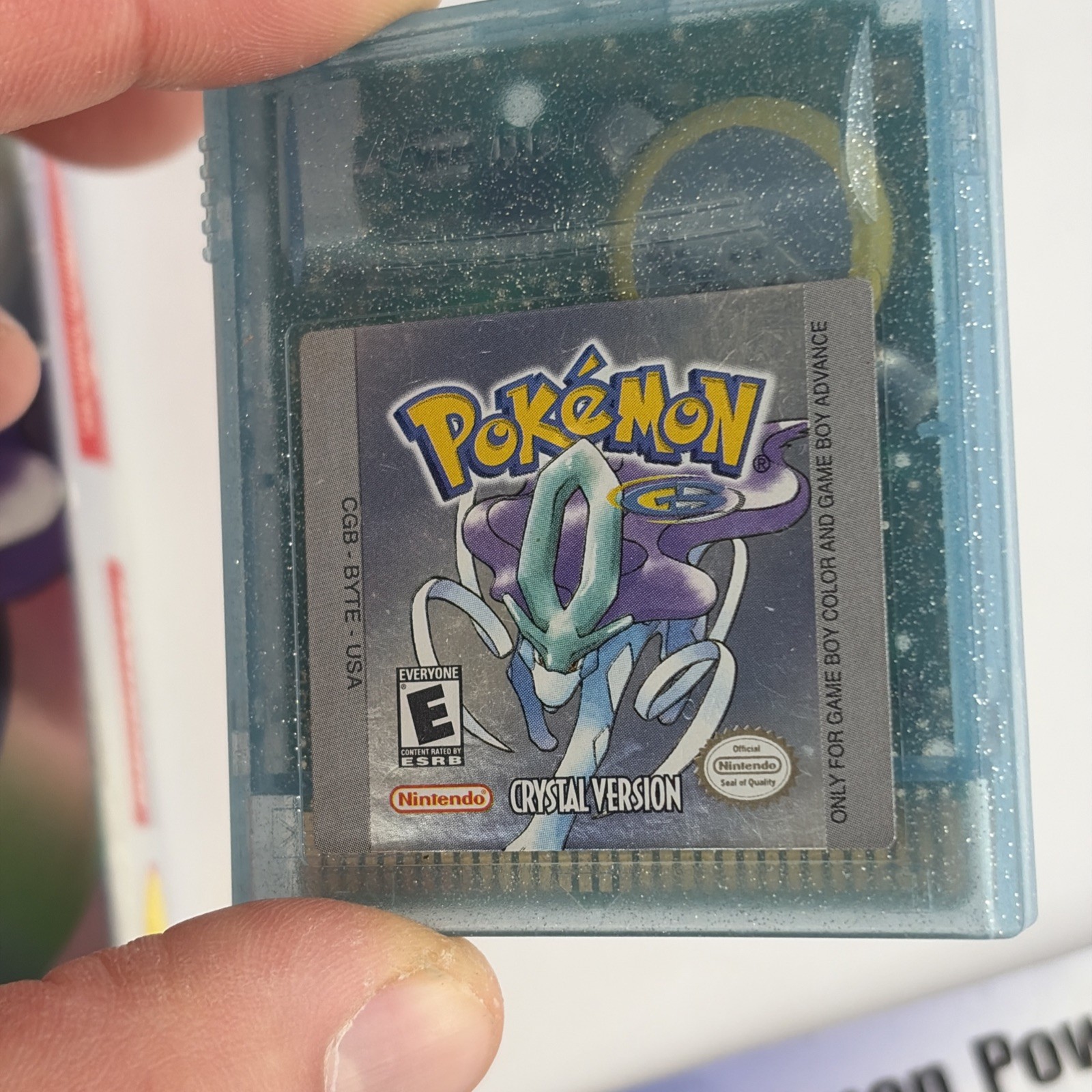 Pokemon Crystal Version Complete Box MISPRINT Authentic CIB Game Boy Color