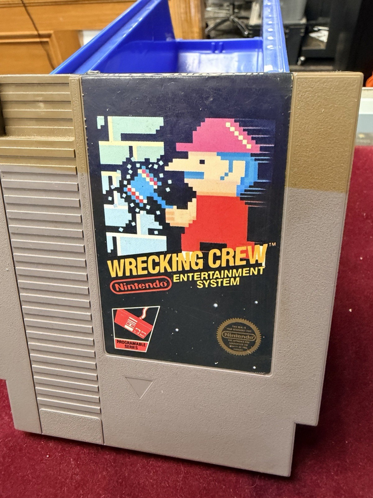 Wrecking Crew NES 5 Screw – CART ONLY Authentic Tested
