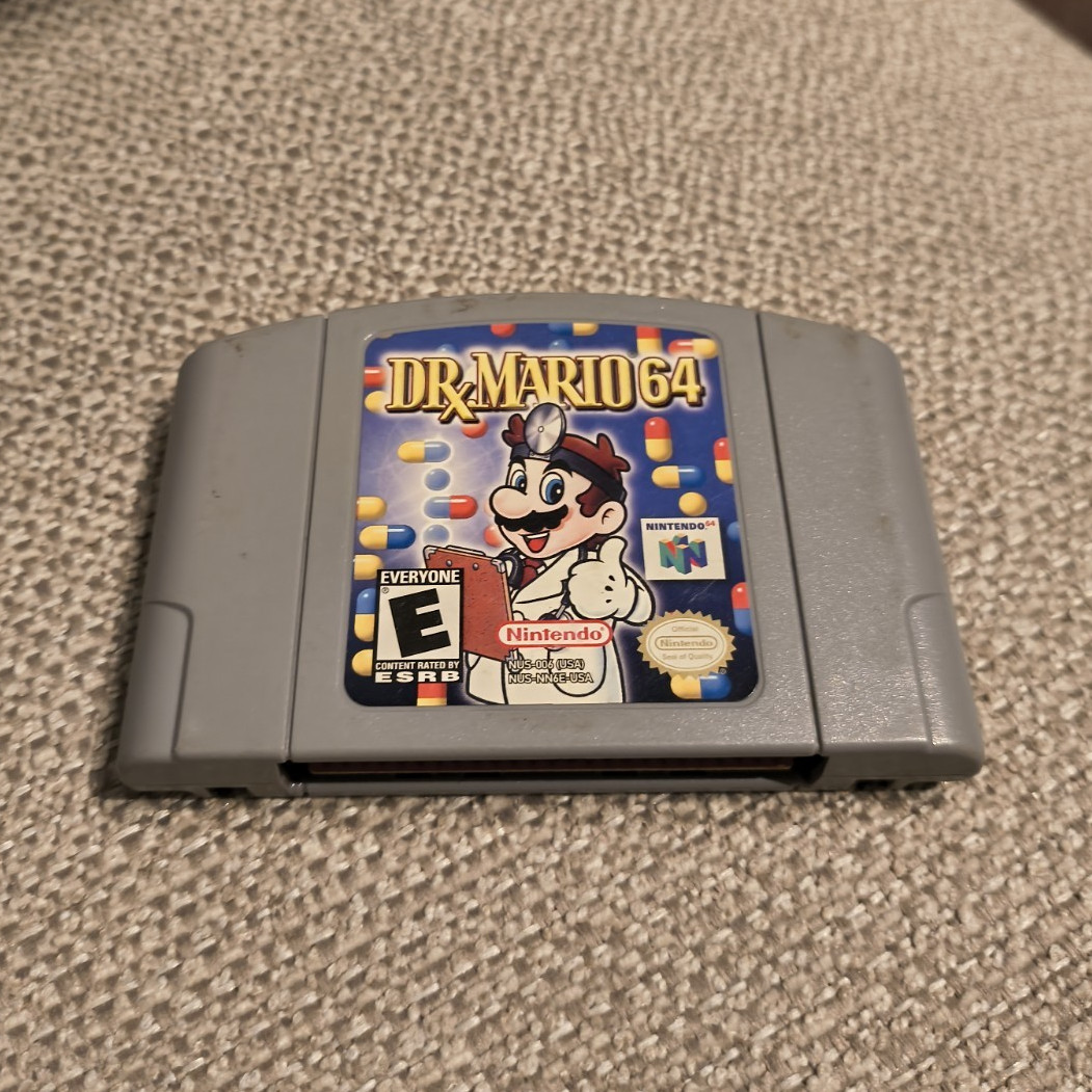 Nintendo Dr. Mario 64 Nintendo 64 N64 Puzzle Game Cartridge NTSC-U/C