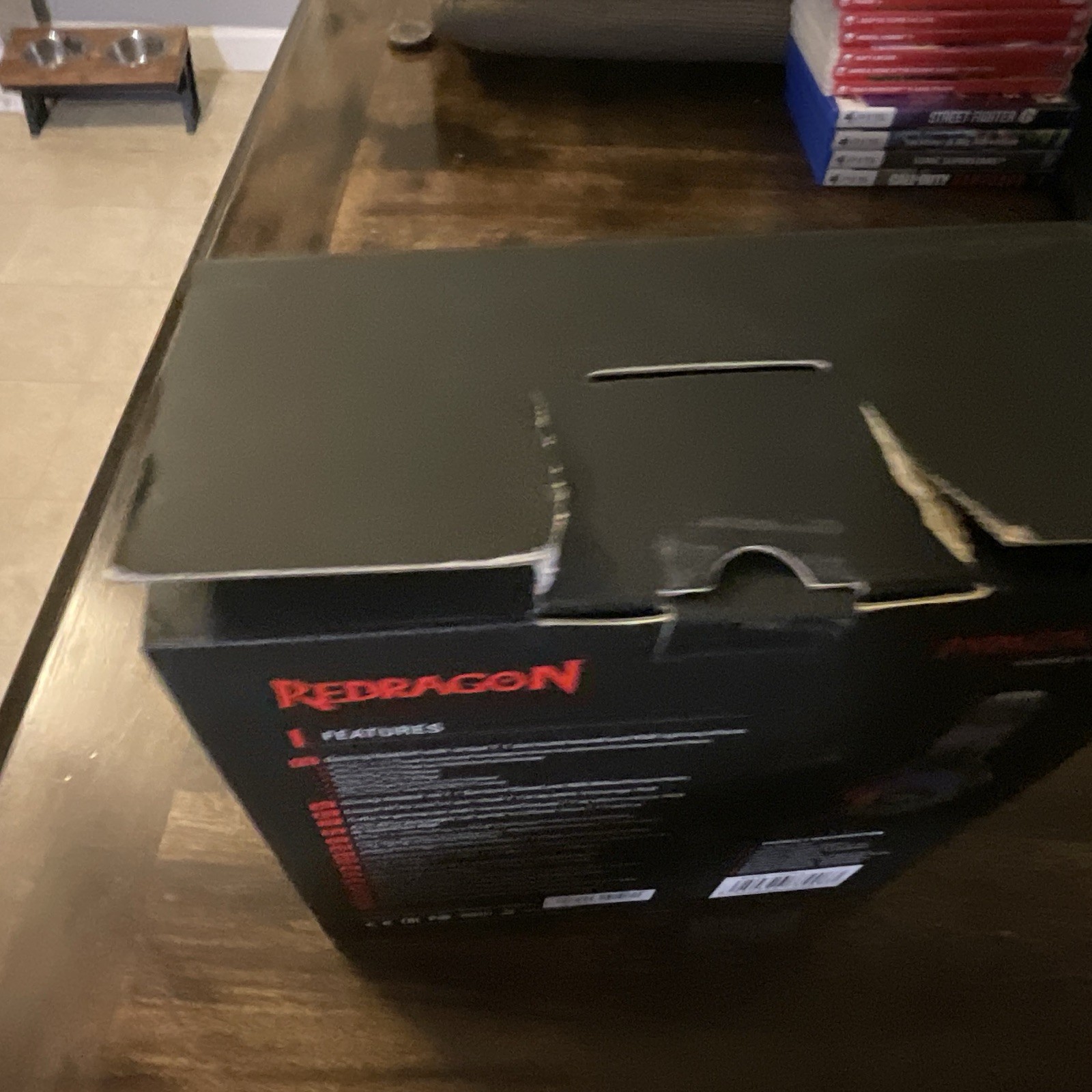 Redragon Pandora USB RGB Surround Sound Gaming Headset Boom Mic Black