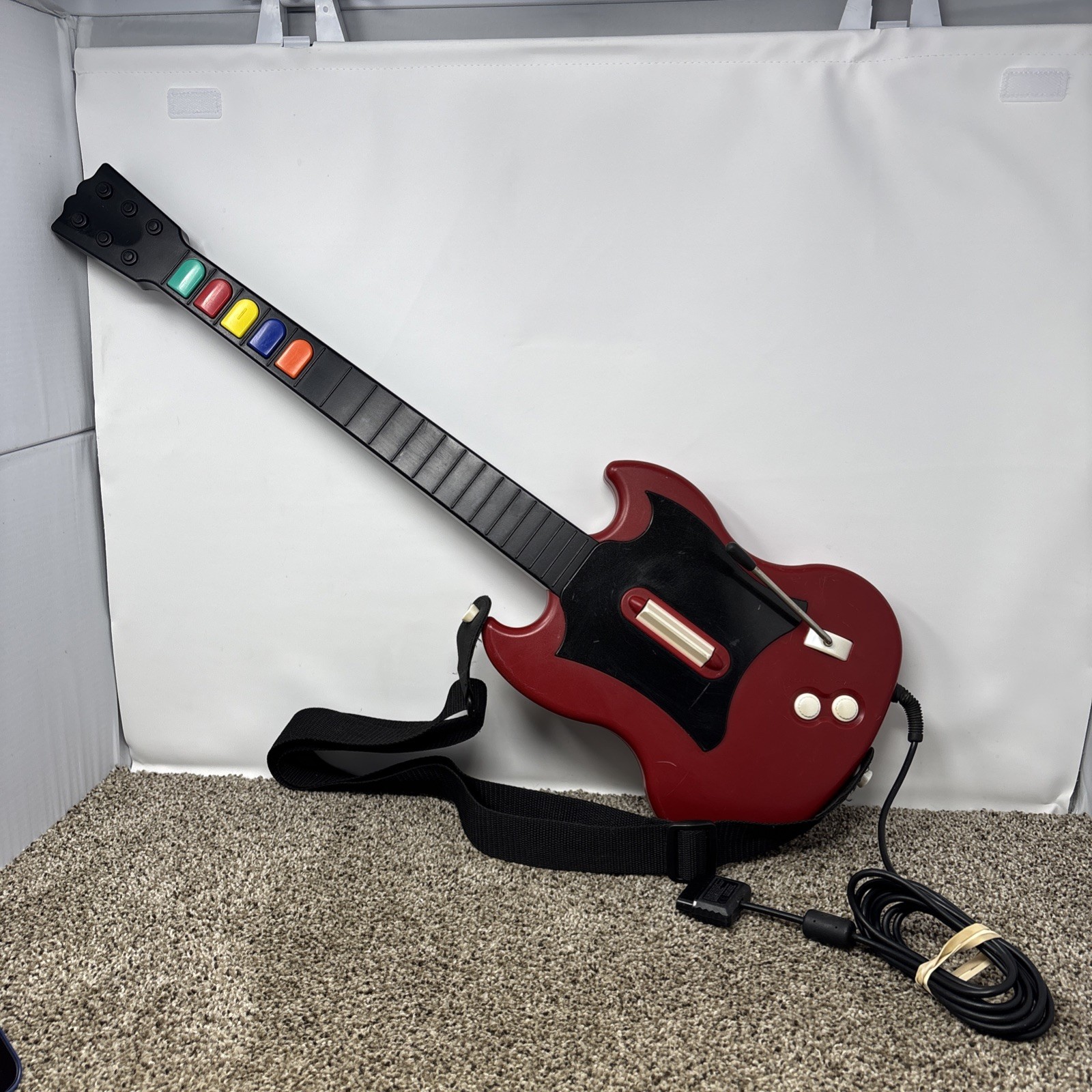 Guitar Hero RedOctane Gibson SG Wired Controller PS2 PlayStation 2 READ