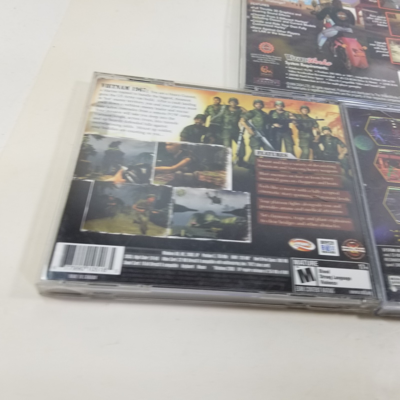 Lot of 3x Games Harley Race Across America, Marine Heavy Gunner, FX Fighter (PC)