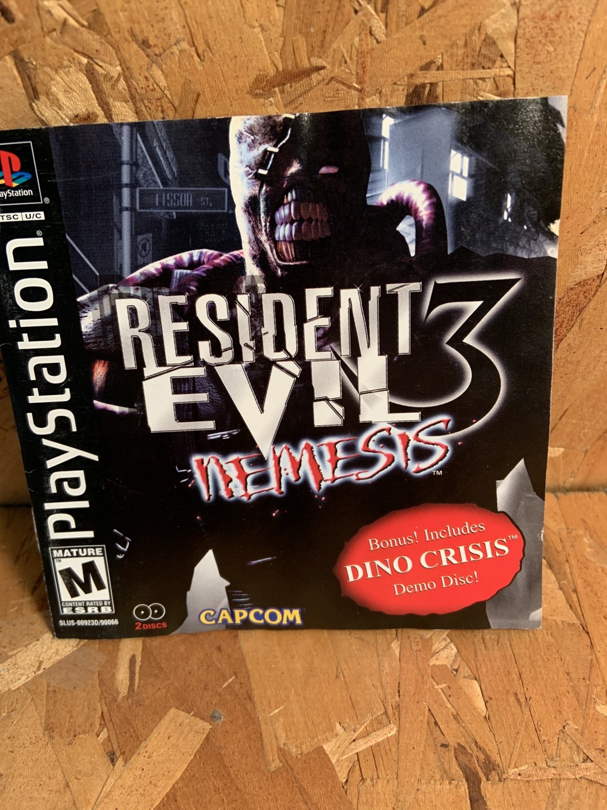 ResidentEvil 3 Nemesis/CIB w/ Reg Crd/PS1/RESURFACED DISC/NO SCRATCHES/SEE VIDEO