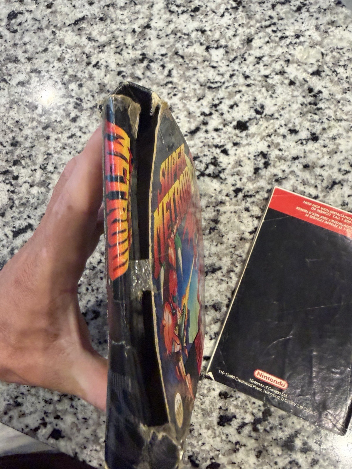 Nintendo Super Metroid SNES 1994 NTSC-U/C w/ Box & Manual