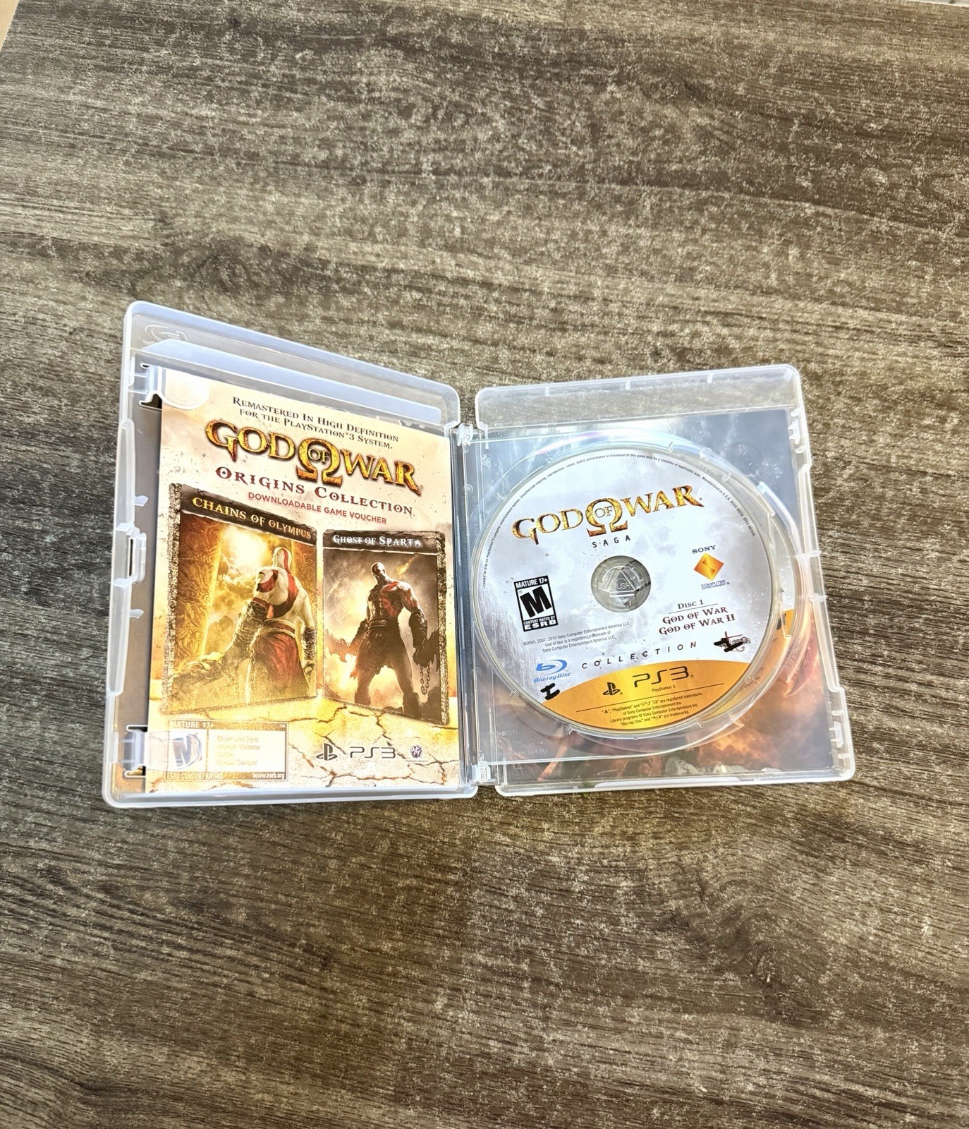 God of War Saga (Sony PlayStation 3, 2012) COMPLETE! Tested & Working!