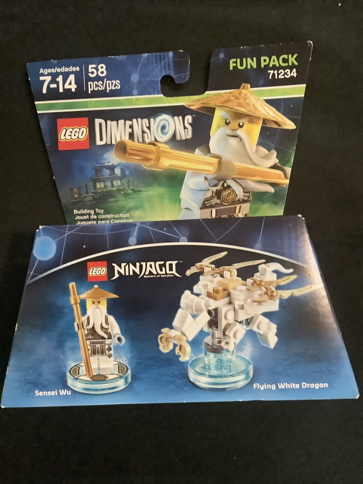 LEGO DIMENSIONS NINJAGO SENSEI WU 71234 BRAND NEW & SEALED!!!