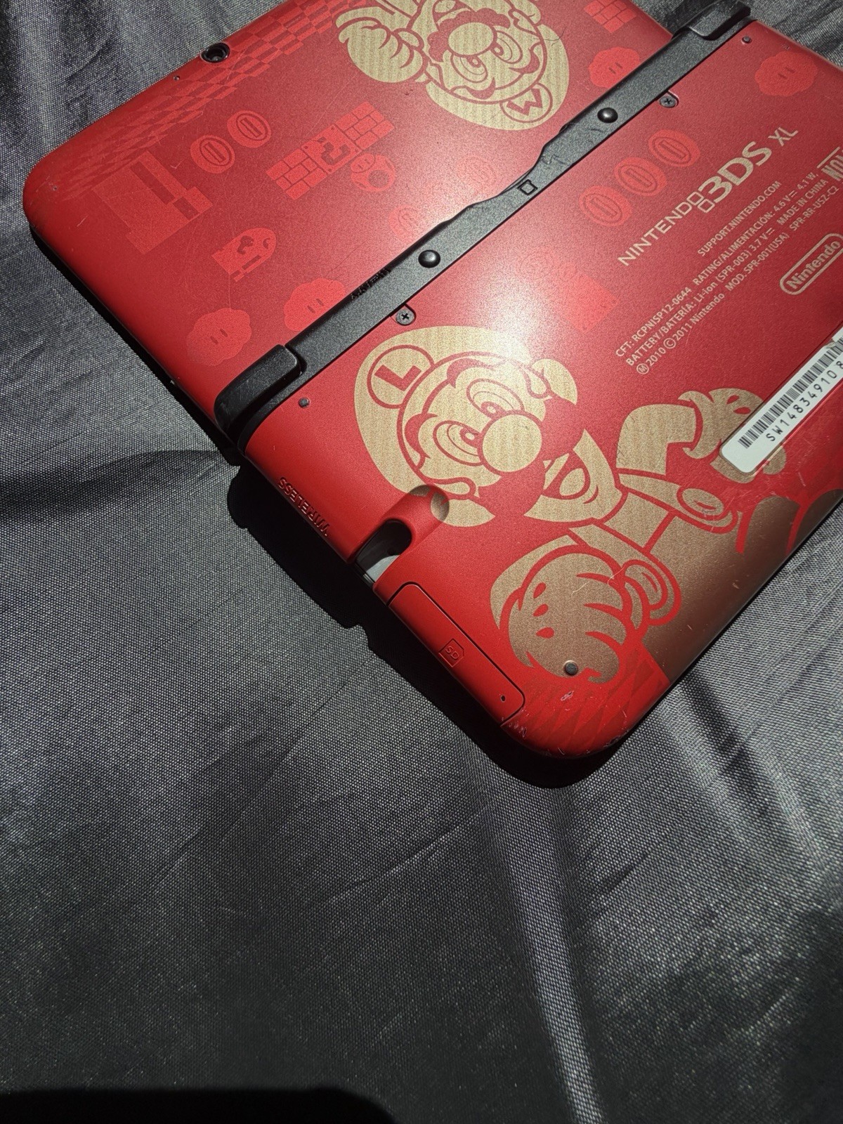 Nintendo 3DS XL Limited Edition Super Mario Bros 2 Console READ DESCRIPTION!