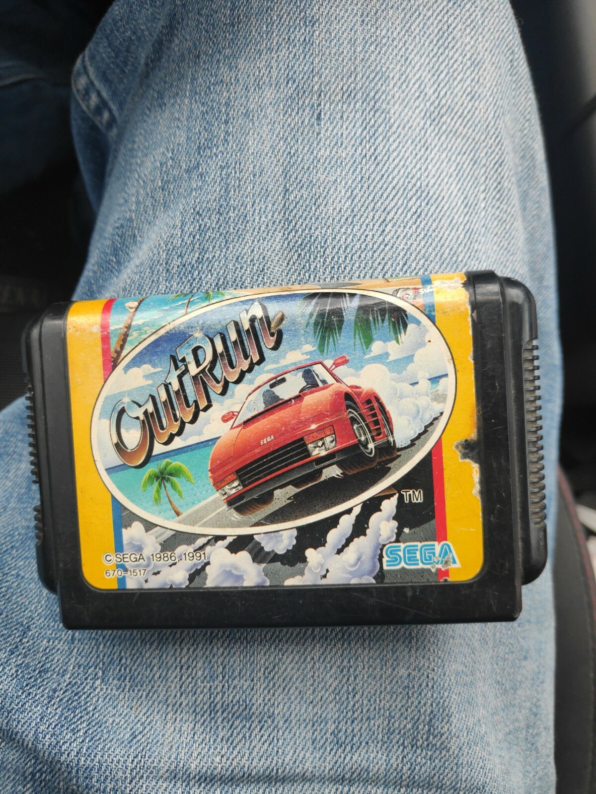 Outrun Sega Mega Drive Japan Version cartridge only original ultra rare vintage
