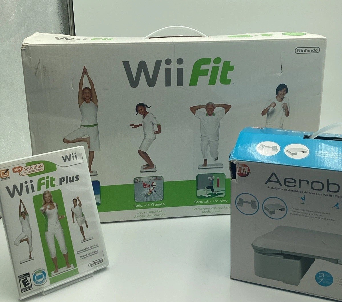 Wii Balance Board, Aerobic Step, Wii Fit Game, Wii Fit Plus Game