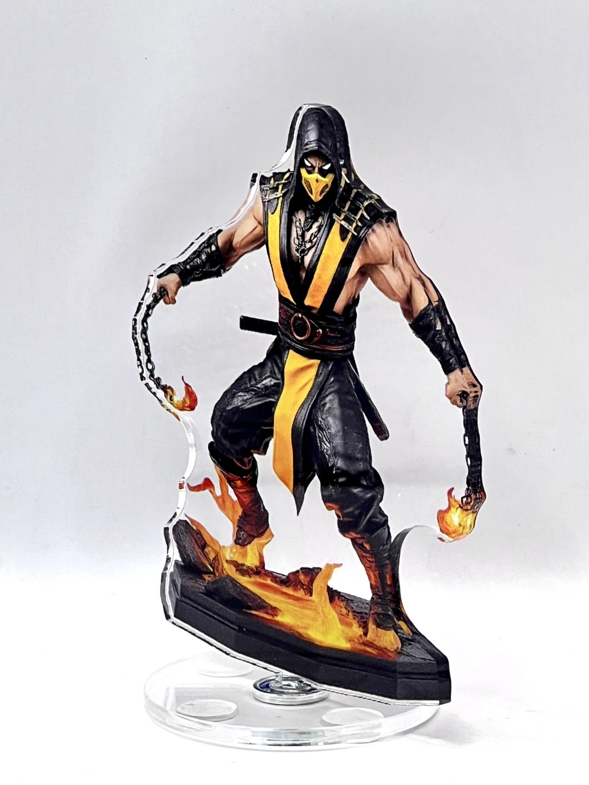 Mortal Kombat The Scorpion 2D Acrylic Stand Collectible Figure for Decor