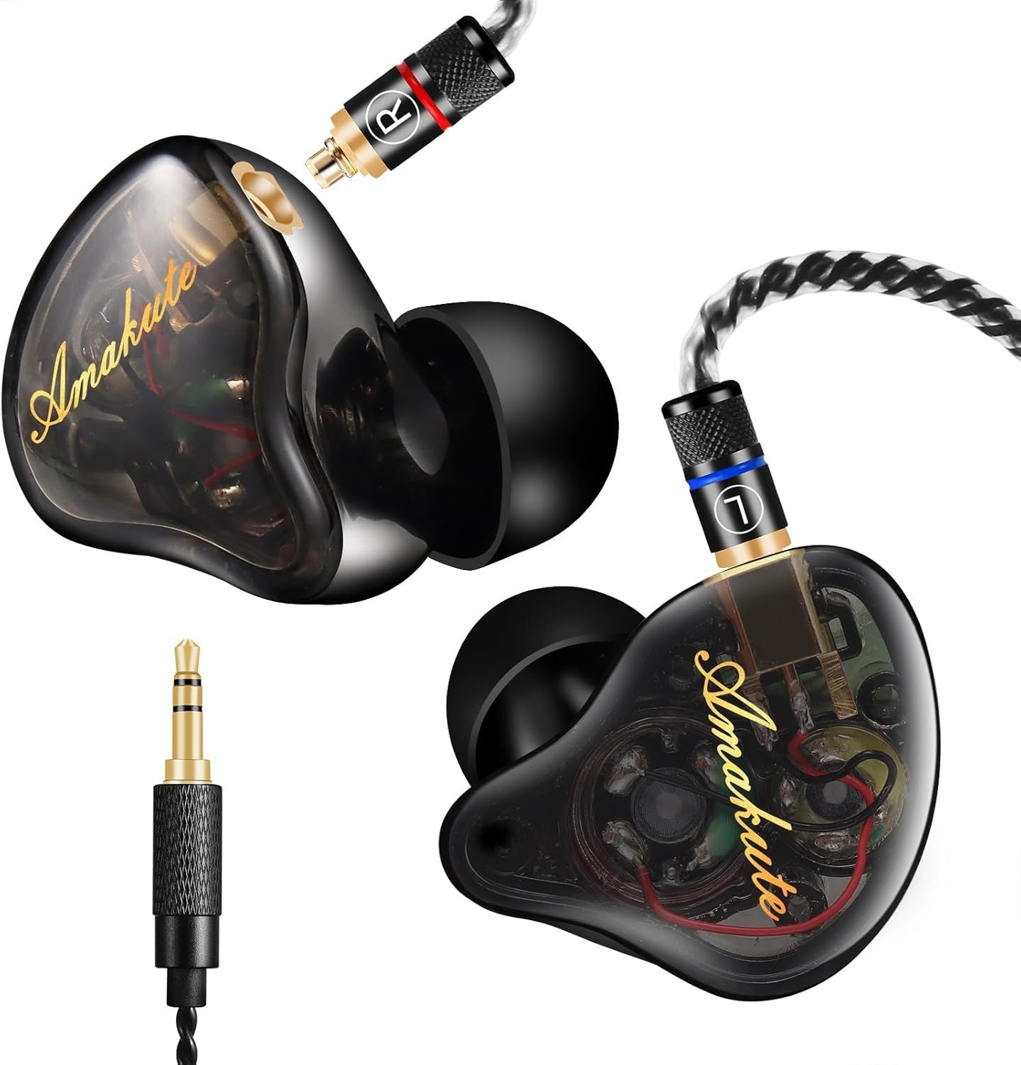 High-Fidelity Dual Driver In-Ear Monitors: Ergonomic, Durable & Sound-Isolating