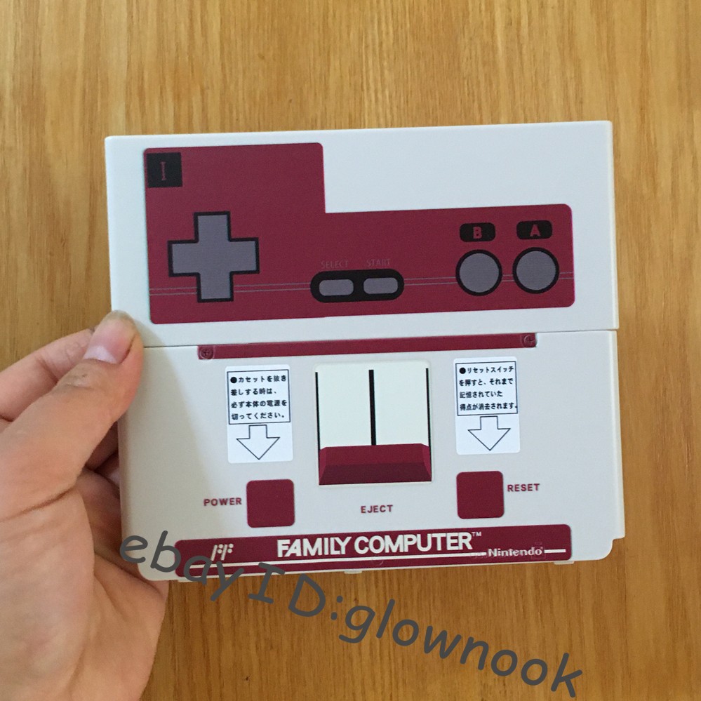 A Retro Gaming Relic Famicom Nintendo New 3DS cover Faceplates Shell Rare!Hot!