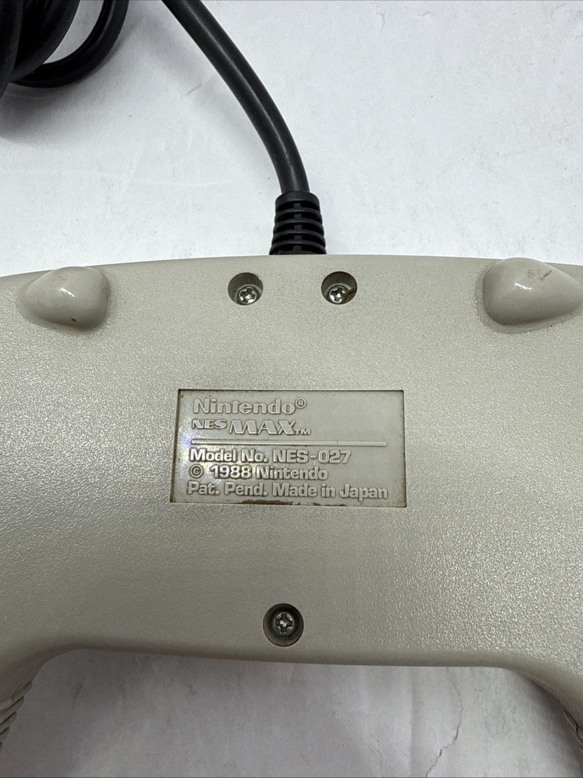 Vintage Original 1988 NES Max Nintendo Controller NES-027 OEM Tested